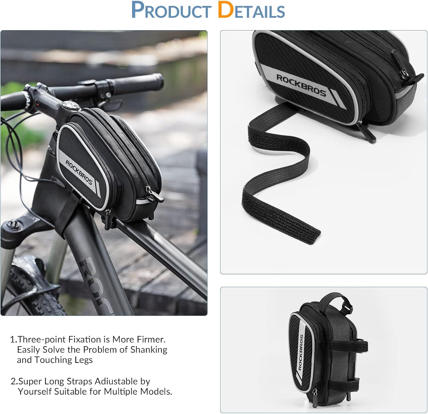 Bolsa de cuadro de bicicleta 1,8L 5/6