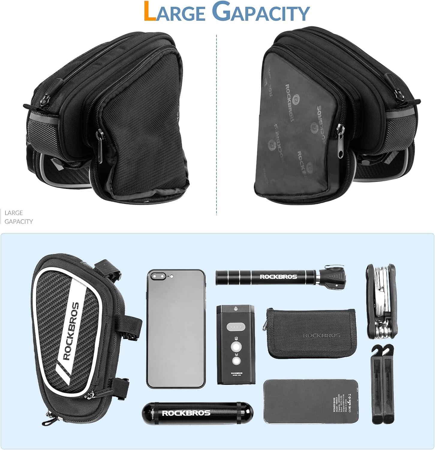Bolsa de cuadro de bicicleta 1,8L 4/6