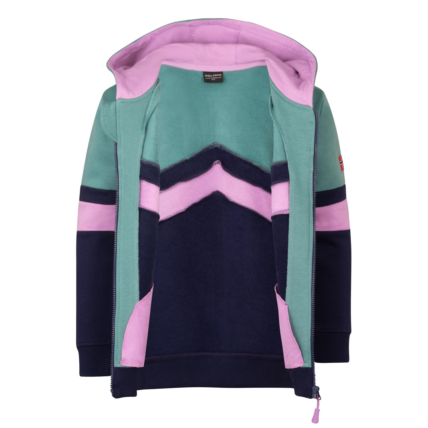 Sweatjacke Flekkefjord Outdoor girls 3/3