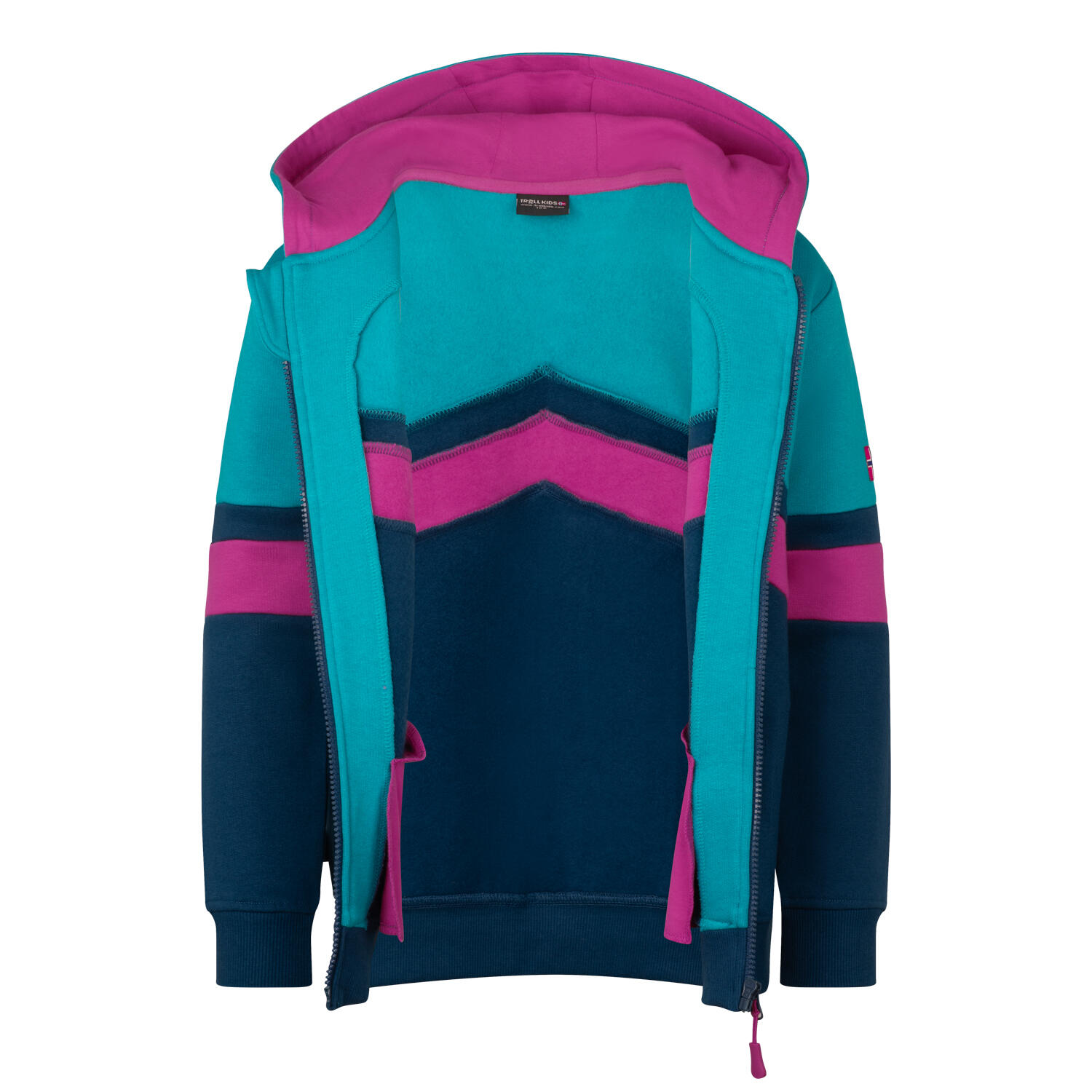Sweatjacke Flekkefjord Outdoor girls 3/3
