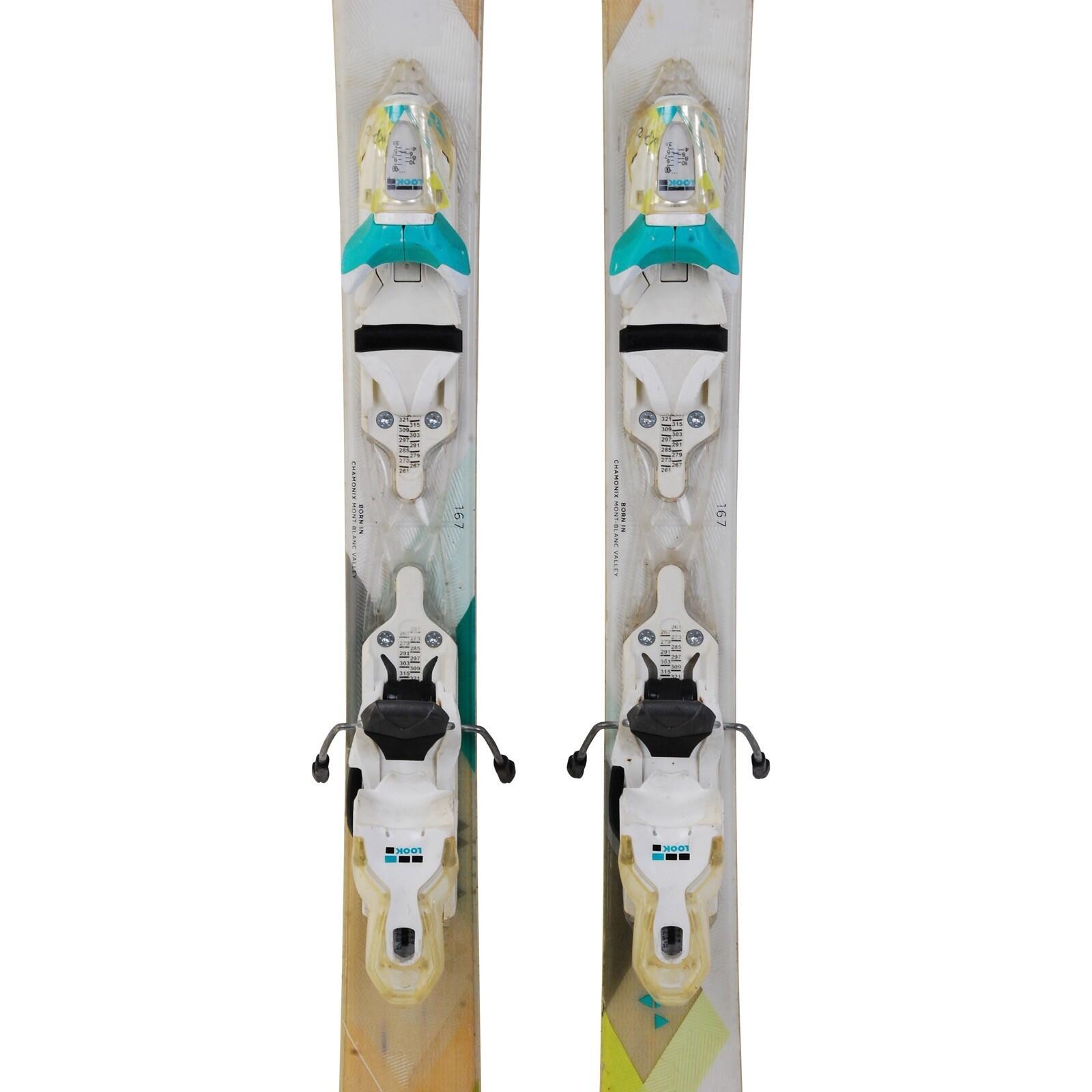 RECONDITIONNE - Ski Dynastar Glory 79 + Fixations - CORRECT 3/5