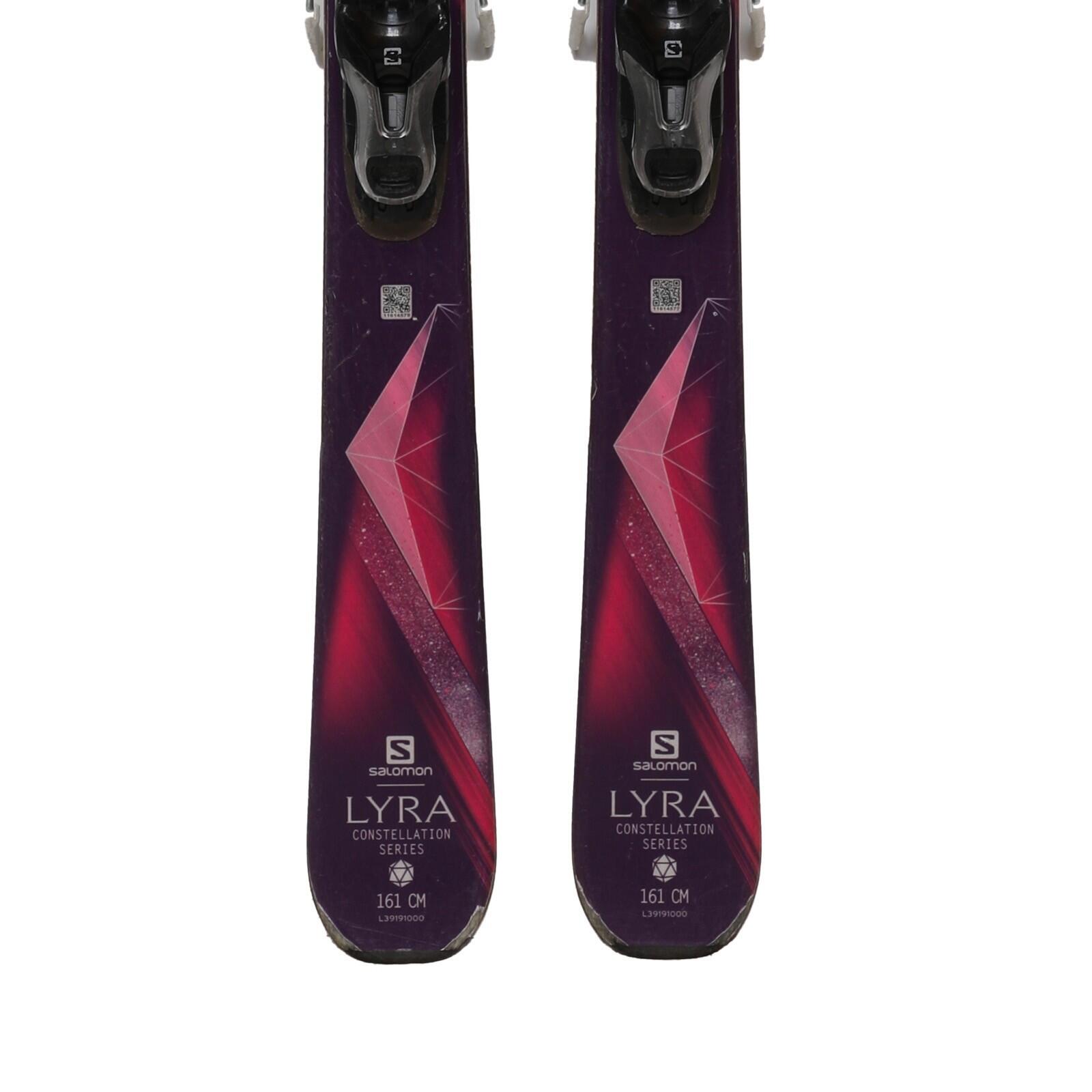 RECONDITIONNE - Ski Salomon Lyra + Fixations 4/4