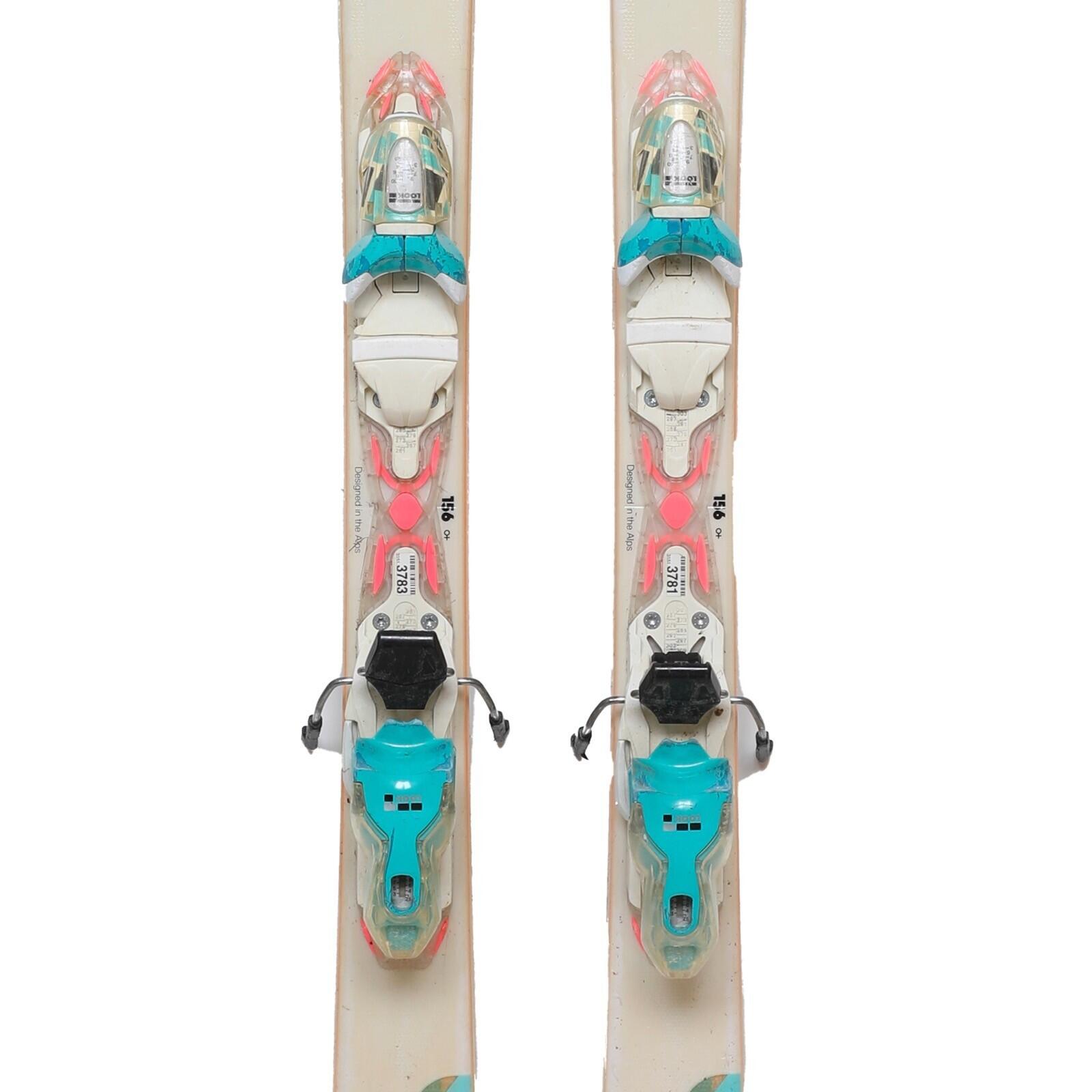 RECONDITIONNE - Ski Rossignol Famous 4 + Fixations 3/4