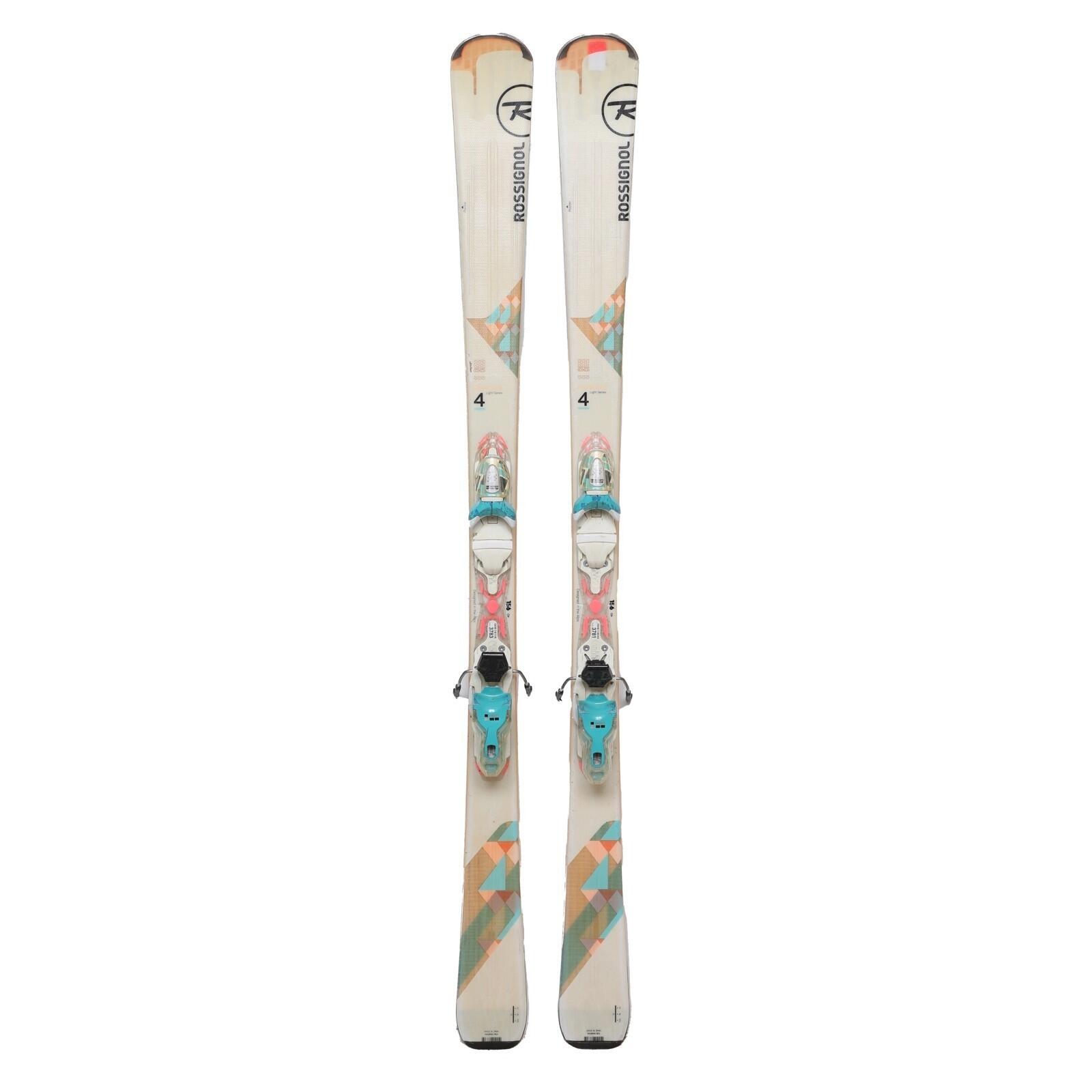 RECONDITIONNE - Ski Rossignol Famous 4 + Fixations 2/4