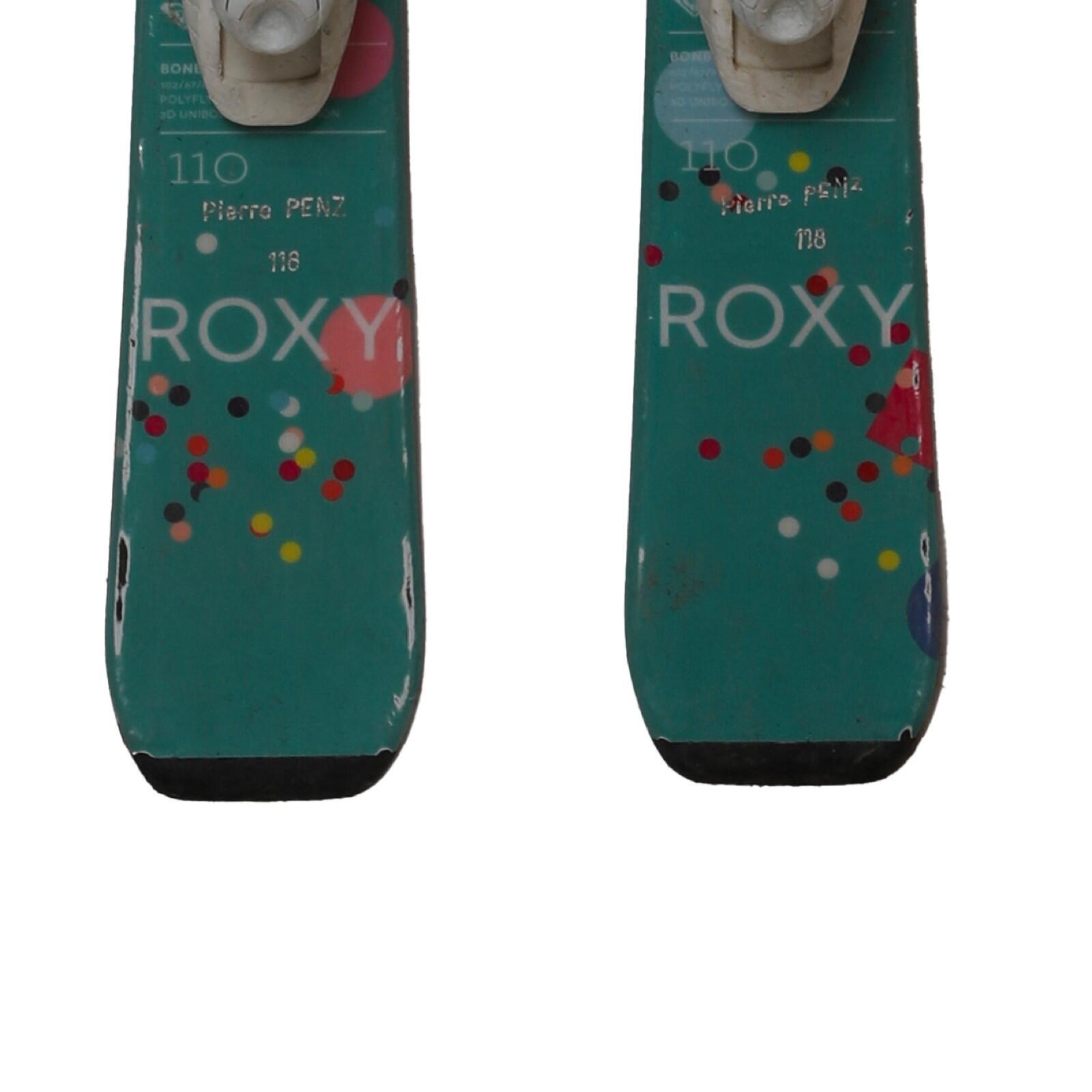 RECONDITIONNE - Ski Junior Roxy Bonbon + Fixations 4/4