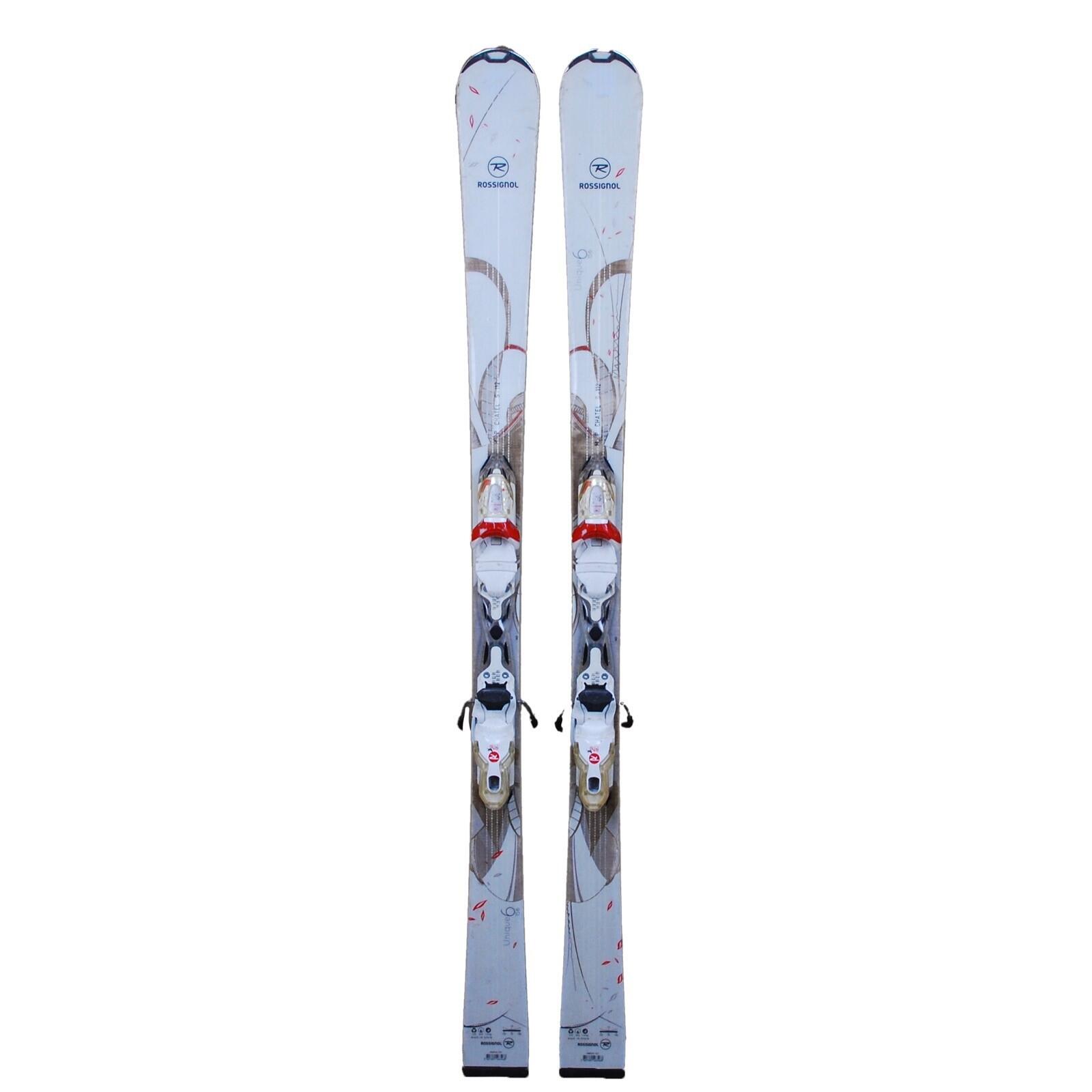 RECONDITIONNE - Ski Rossignol Unique 6 + Fixations 2/4