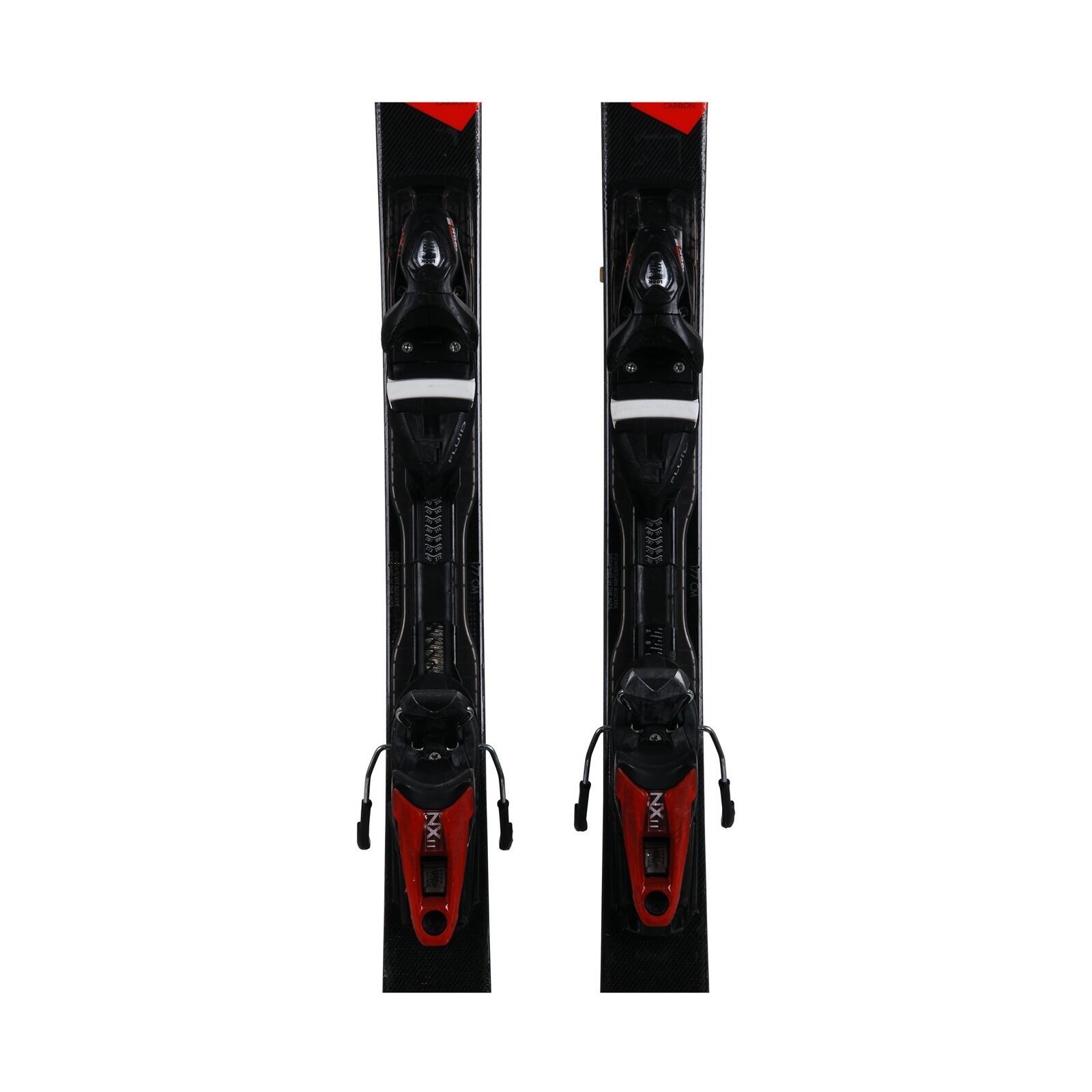 RECONDITIONNE - Ski Rossignol Pursuit 400 Carbon + Fixations - CORRECT 3/4