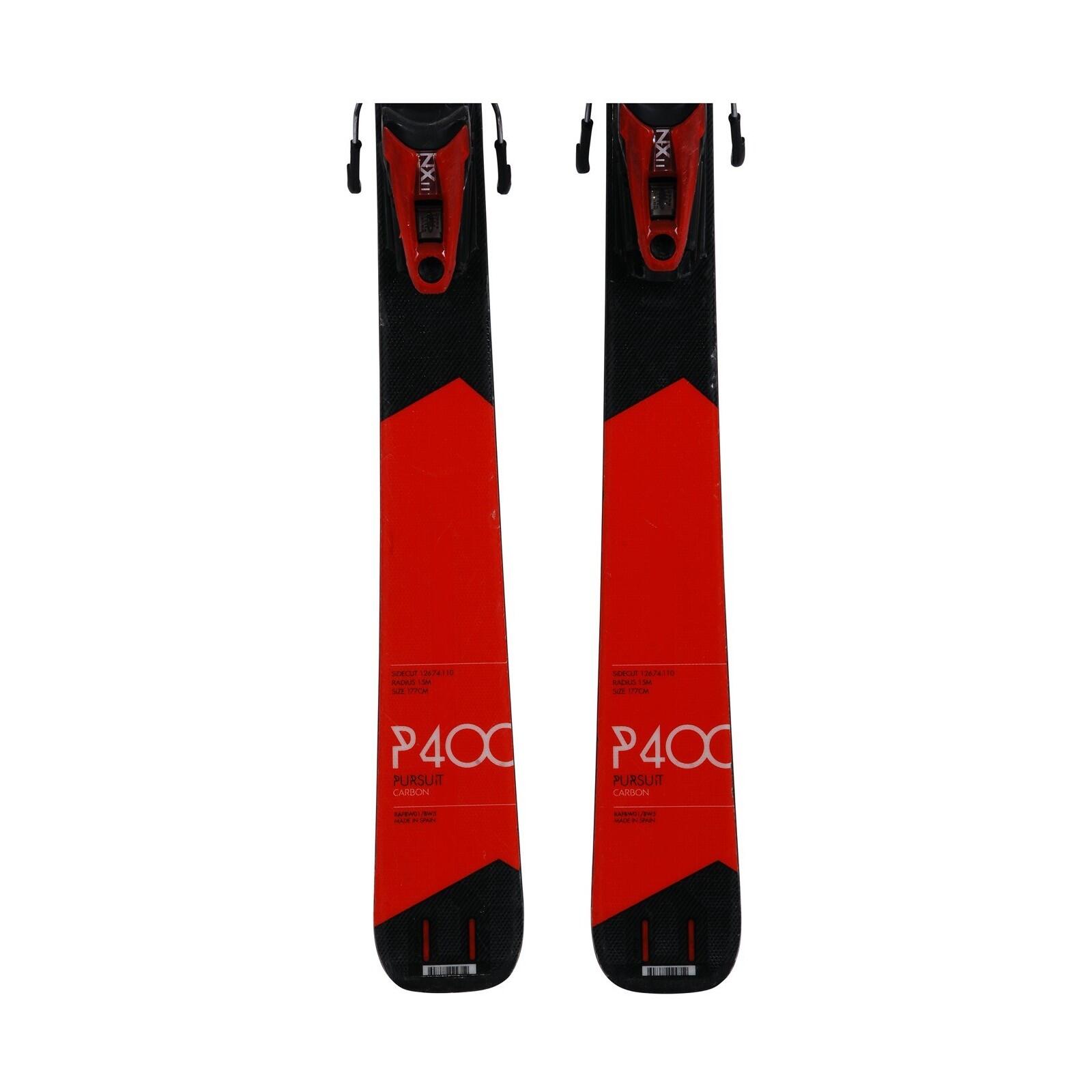 RECONDITIONNE - Ski Rossignol Pursuit 400 Carbon + Fixations - CORRECT 4/4