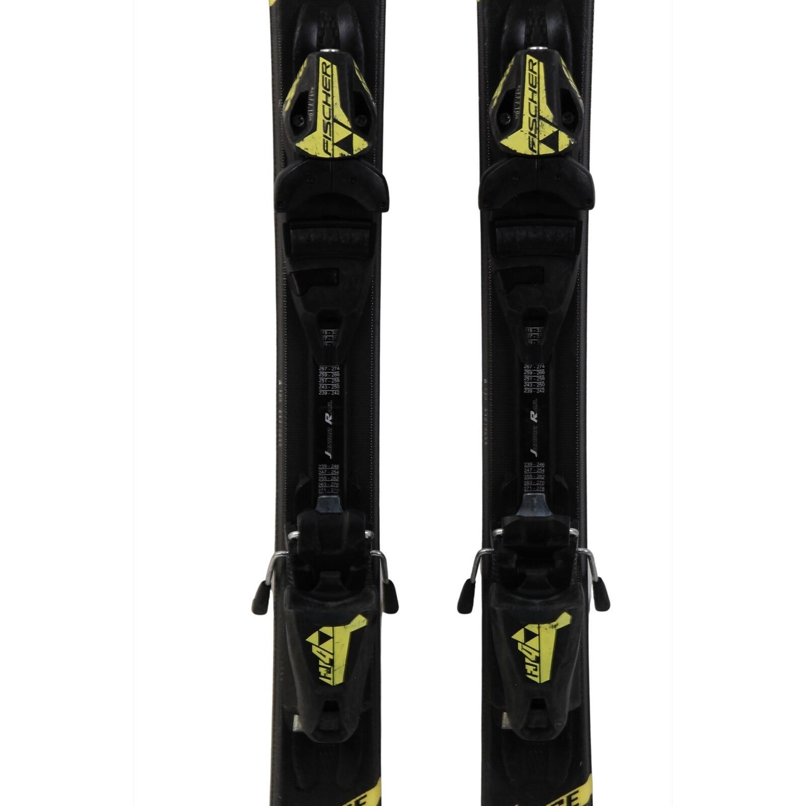 RECONDITIONNE - Ski Junior Fischer Rc4 Race Jr + Fixations 3/4