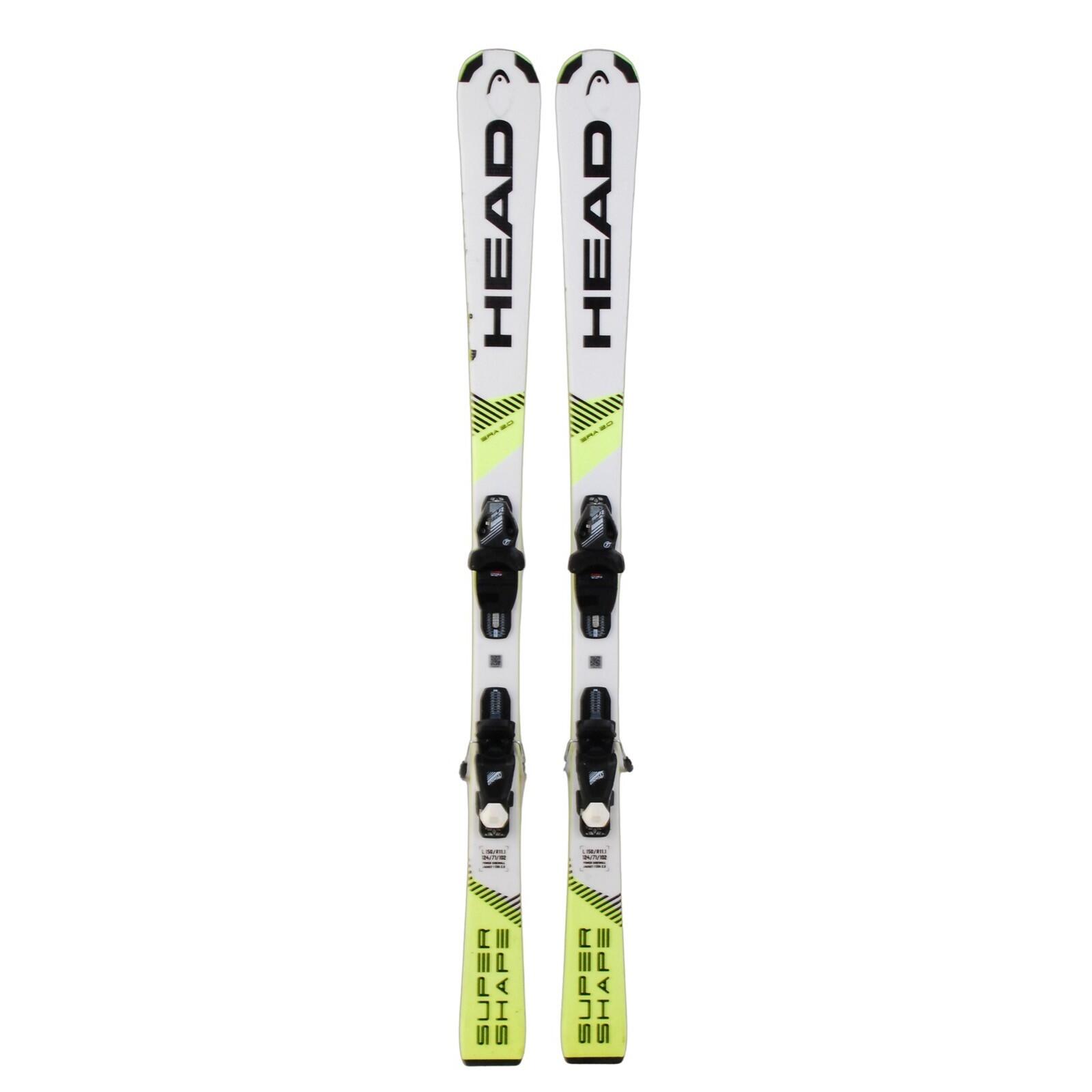 HEAD SECOND HAND - Sci Junior Usato Head Supershape Era 2.0 + Attacchi - BUONO