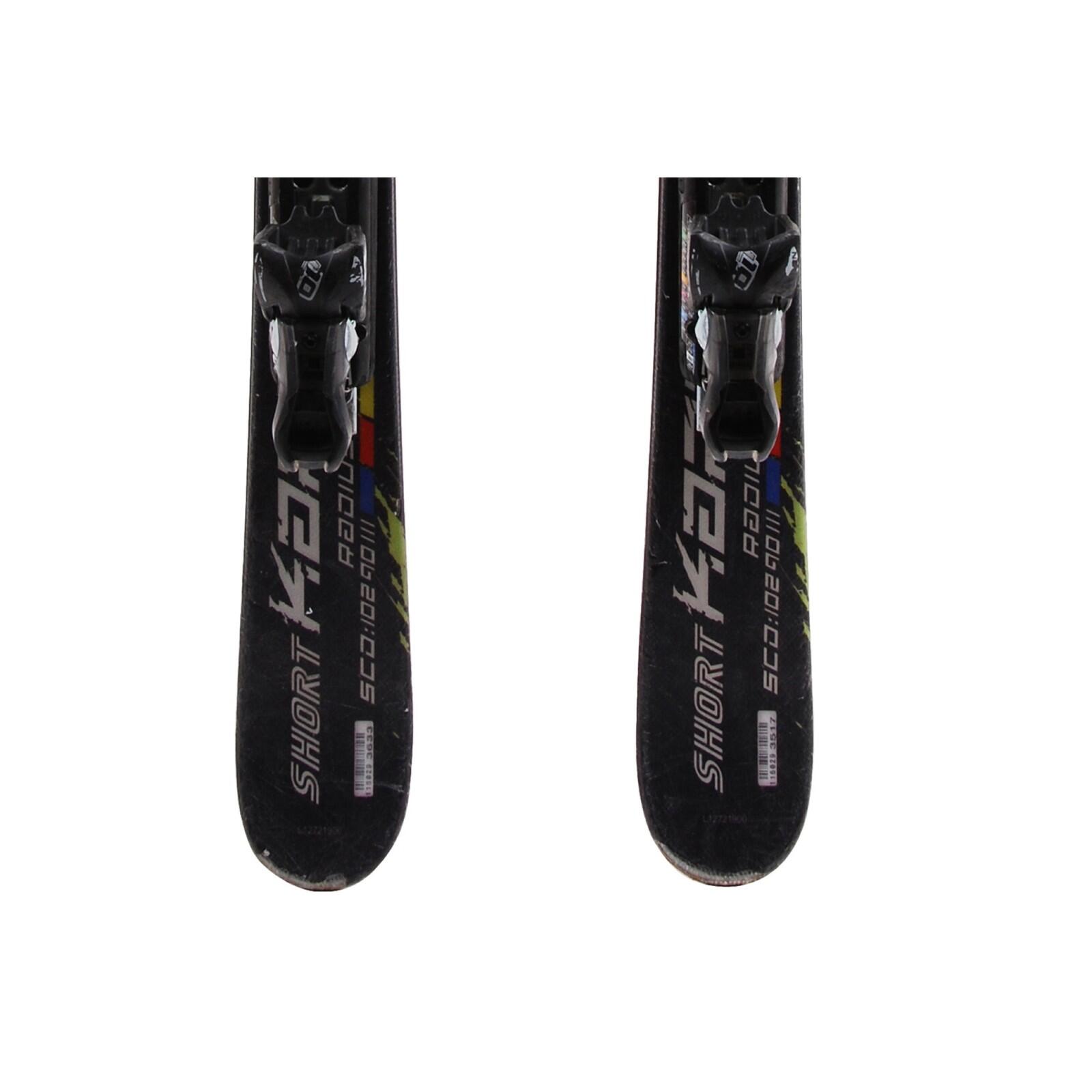 RECONDITIONNE - Mini Ski Salomon Shortkart + Fixations 4/4