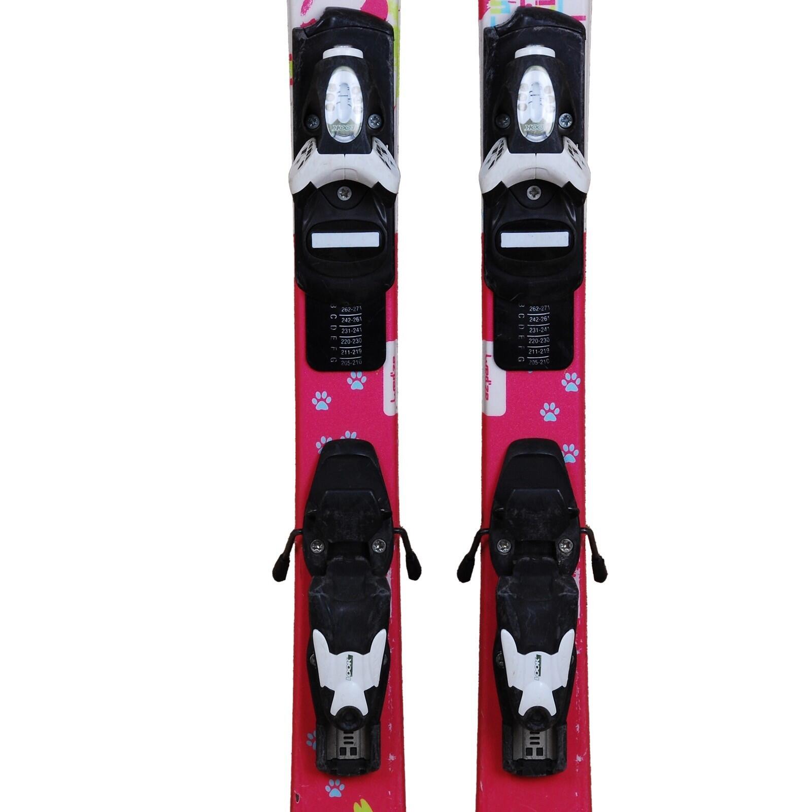 RECONDITIONNE - Ski Junior Wedze Starliner Miny + Fixations 3/4