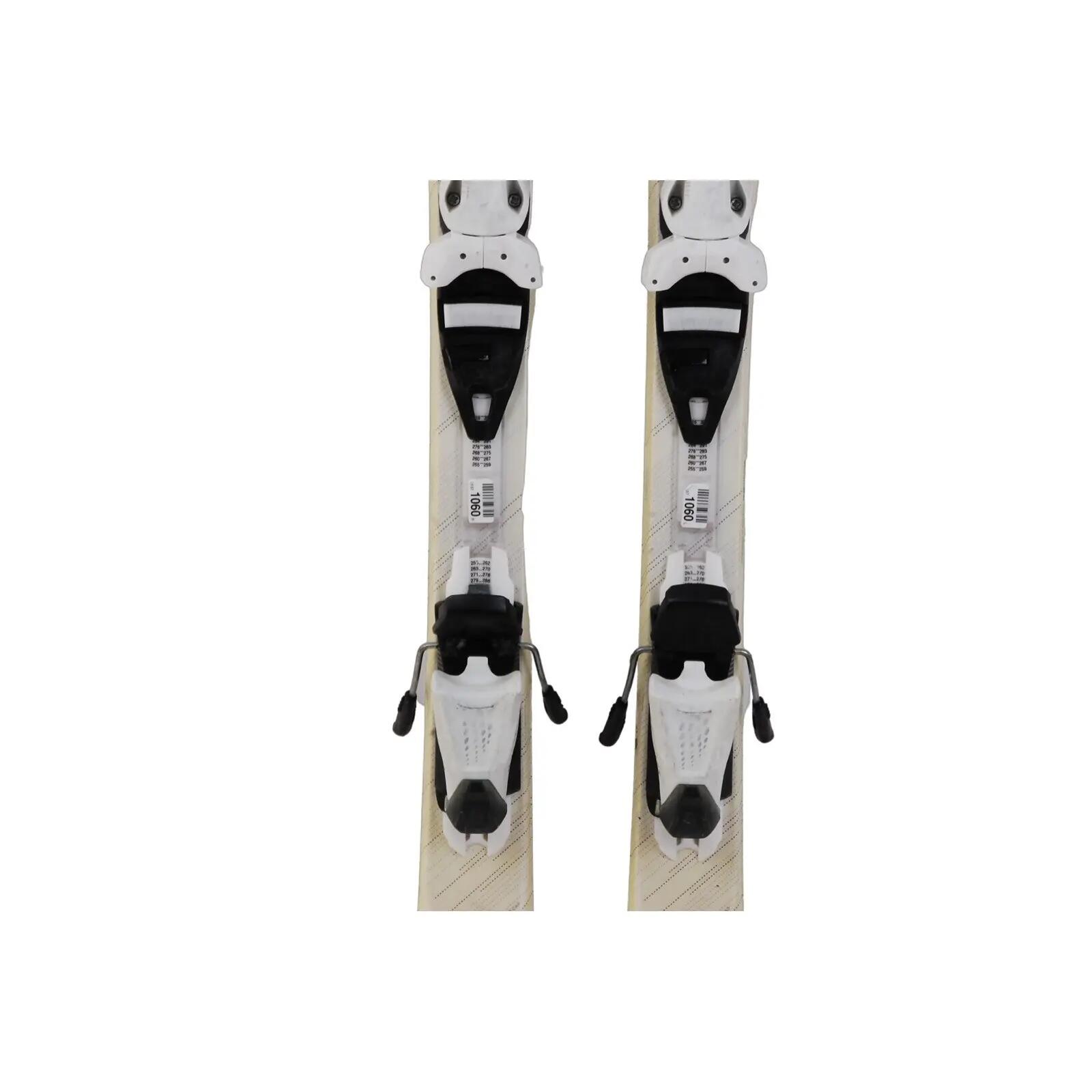 RECONDITIONNE - Ski Elan White Perla + Fixations 3/4