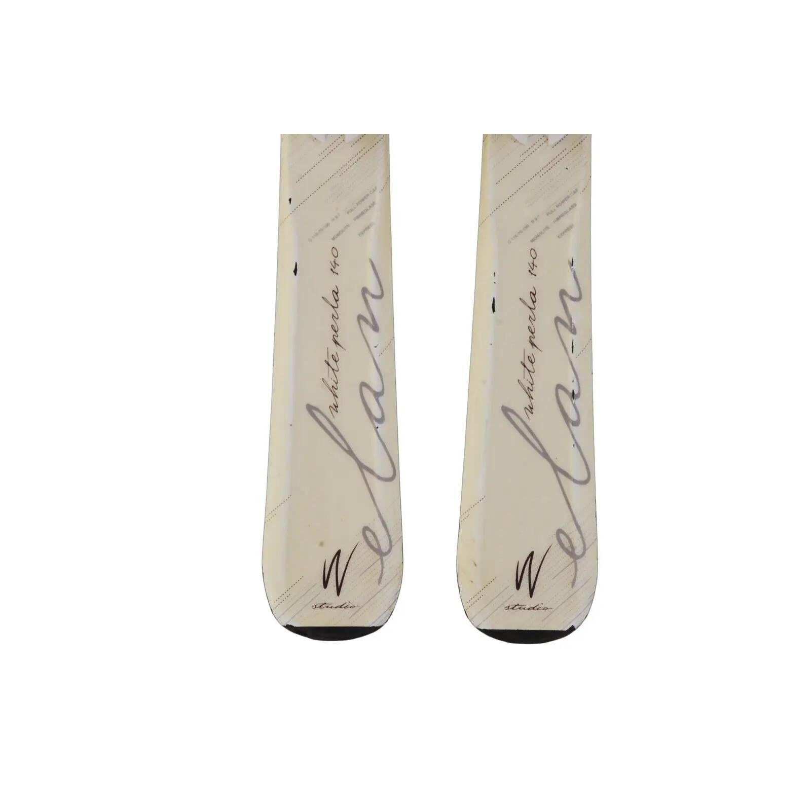 RECONDITIONNE - Ski Elan White Perla + Fixations 4/4