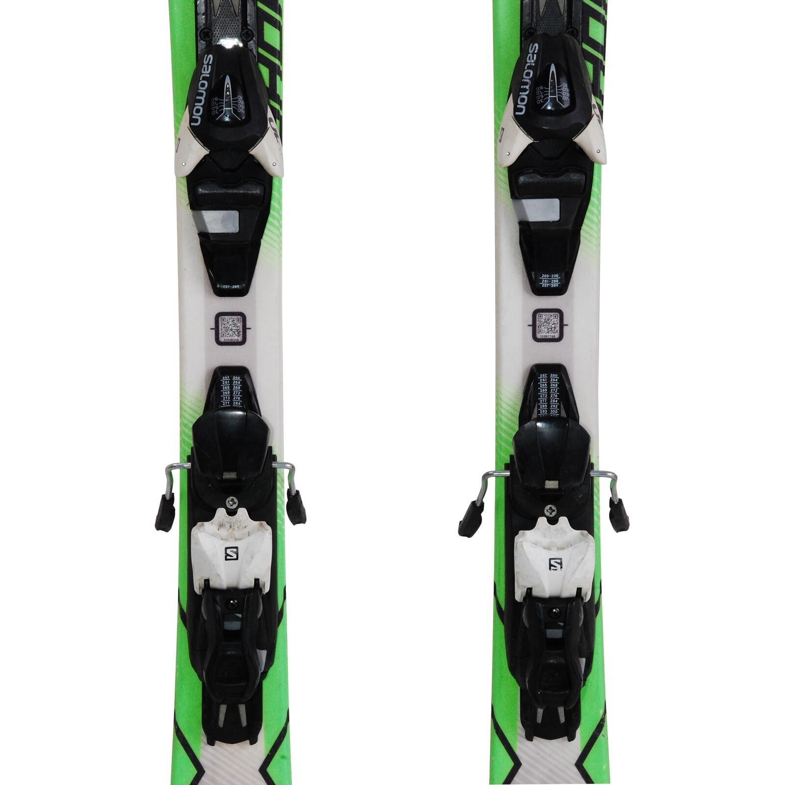 RECONDITIONNE - Mini Ski Salomon Shortmax + Fixations 3/4
