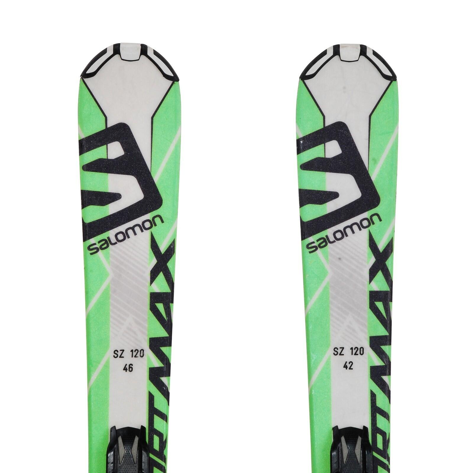 RECONDITIONNE - Mini Ski Salomon Shortmax + Fixations 2/4