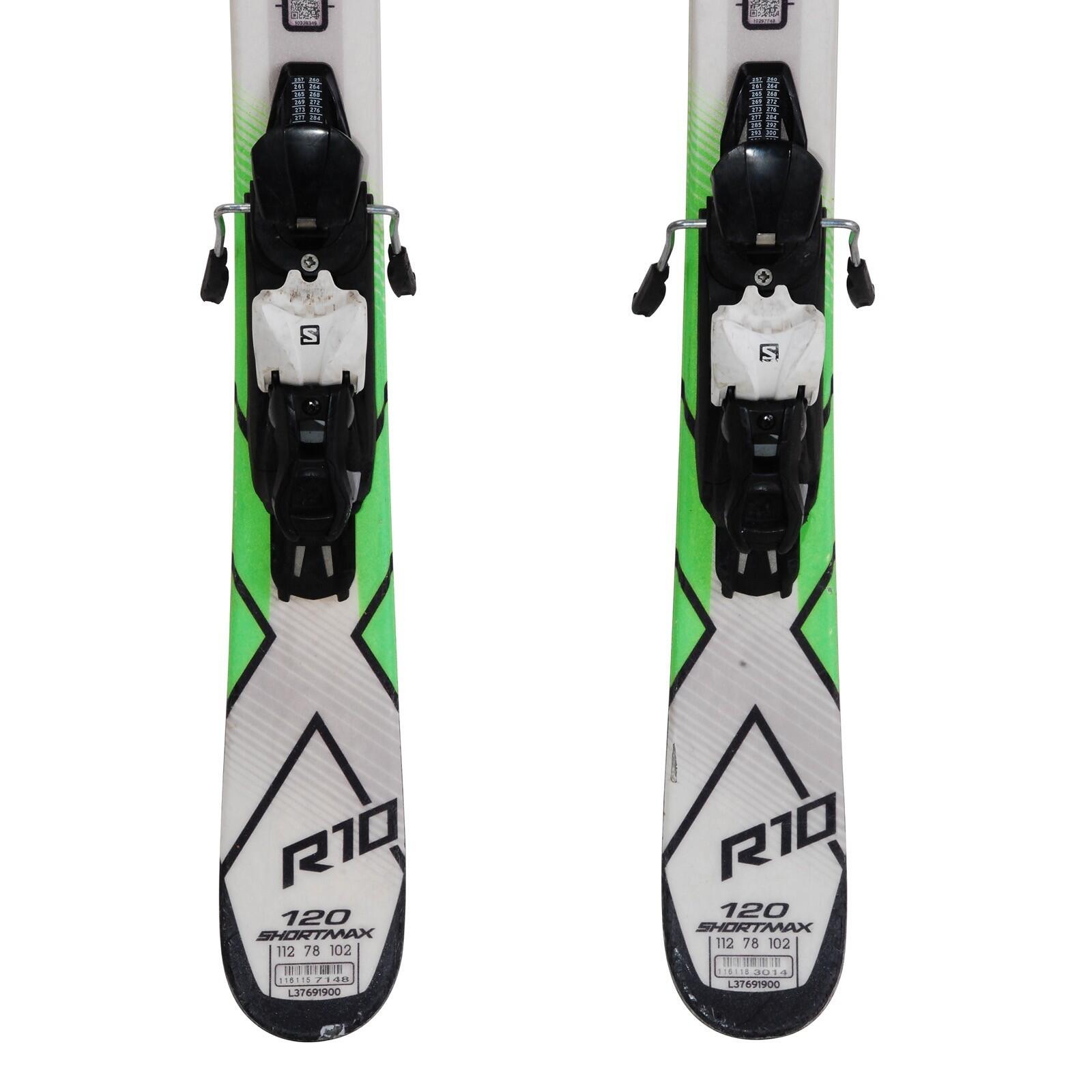 RECONDITIONNE - Mini Ski Salomon Shortmax + Fixations 4/4
