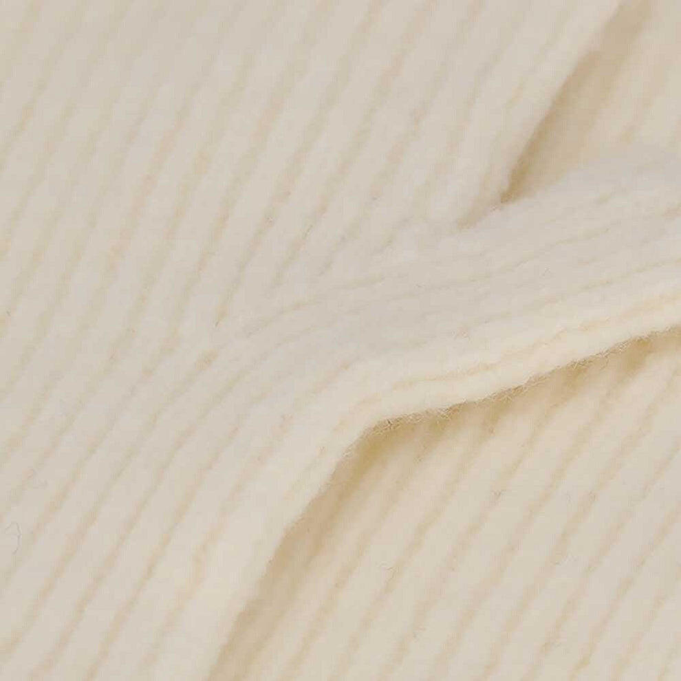 Gants longs sans doigts pour femmes, mode laine blanche 2/2