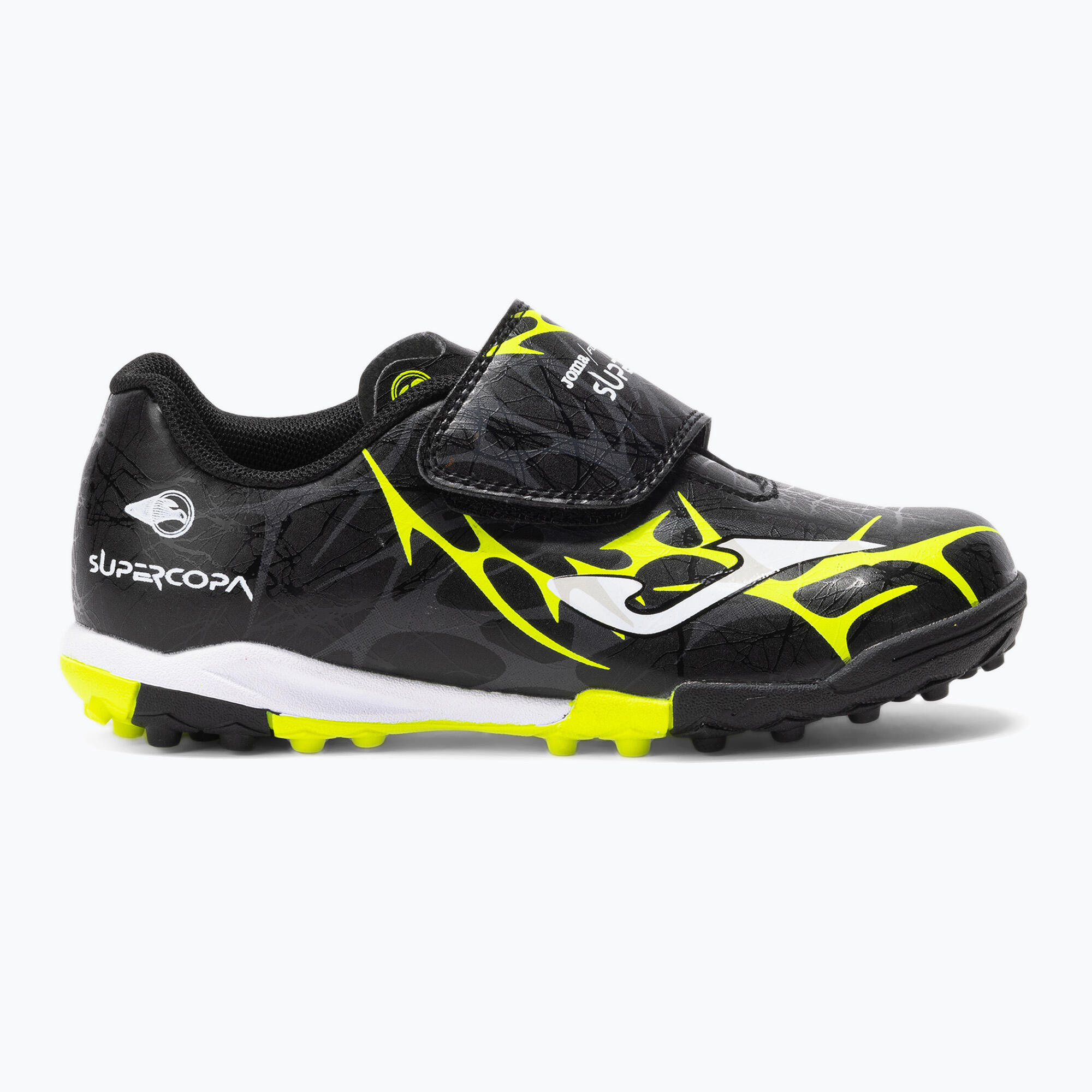 Joma - Chaussures De Football Enfant Joma Super Copa Jr Tf - Baskets - Jaune|noir - Decathlon