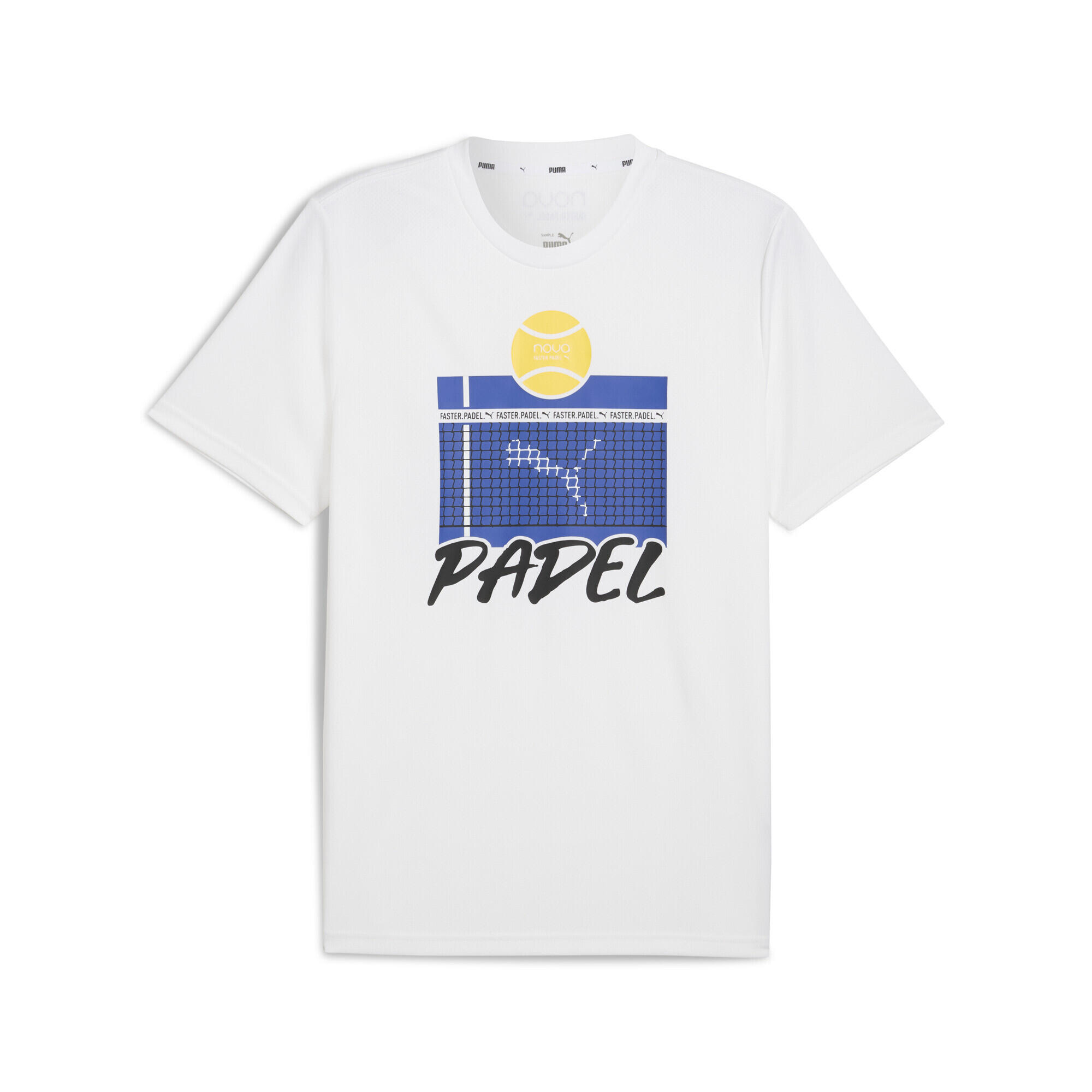 Puma - T-shirt À Motif Individual Padel Homme Puma - T-shirt Manches Courtes - Blanc - Decathlon