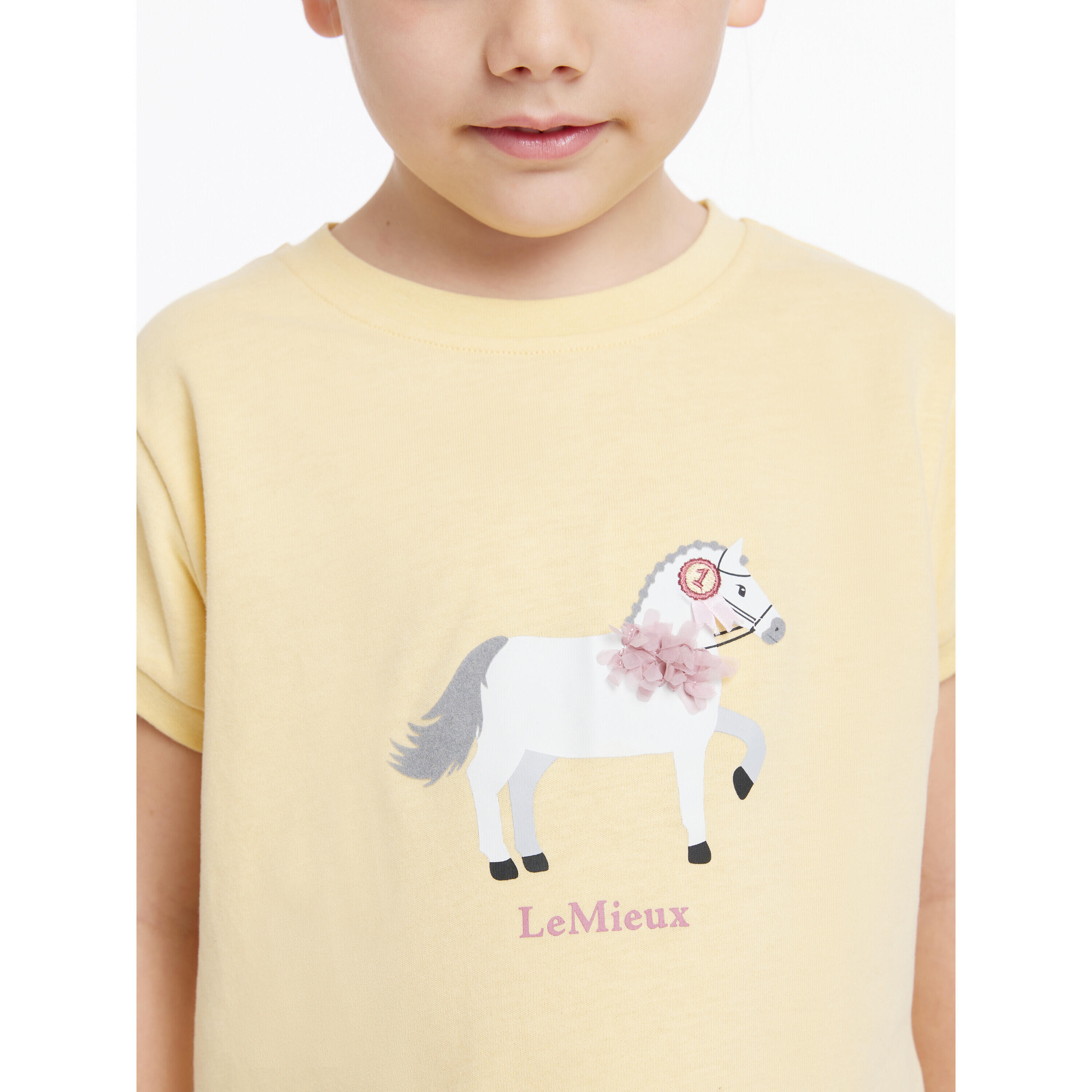 Lemieux Mini Alex Tee Shirt Kids Geel - 6/6