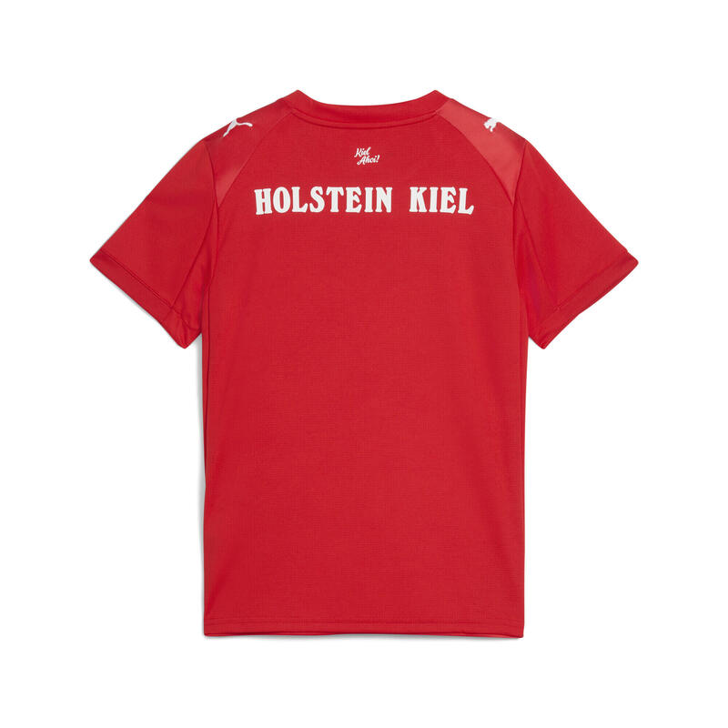 Tricou fotbal copii drycell respirabil Holstein Kiel 25/26, roșu PUMA