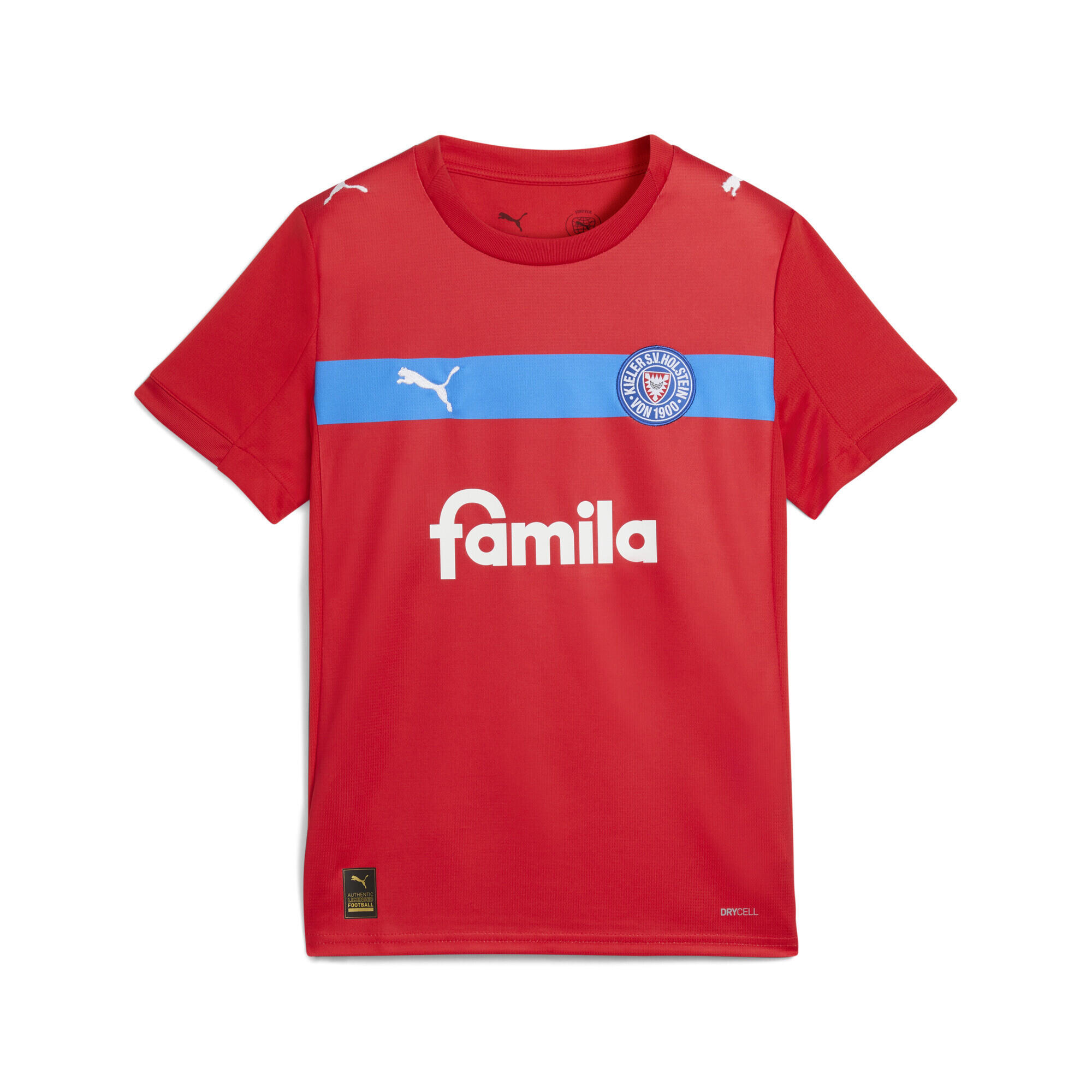 Młodzieżowa koszulka wyjazdowa Holstein Kiel 25/26 PUMA Red Ignite Blue White