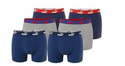Onderbroeken voor heren puma boxershorts 6-pack van katoen