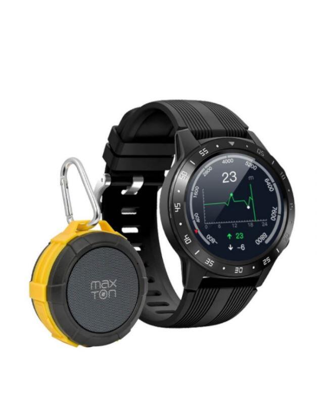 Smartwatch Maxcom FW37 Argon, GPS, bratara TPU, ecran IPS 1.30, Bluetooth, IP67