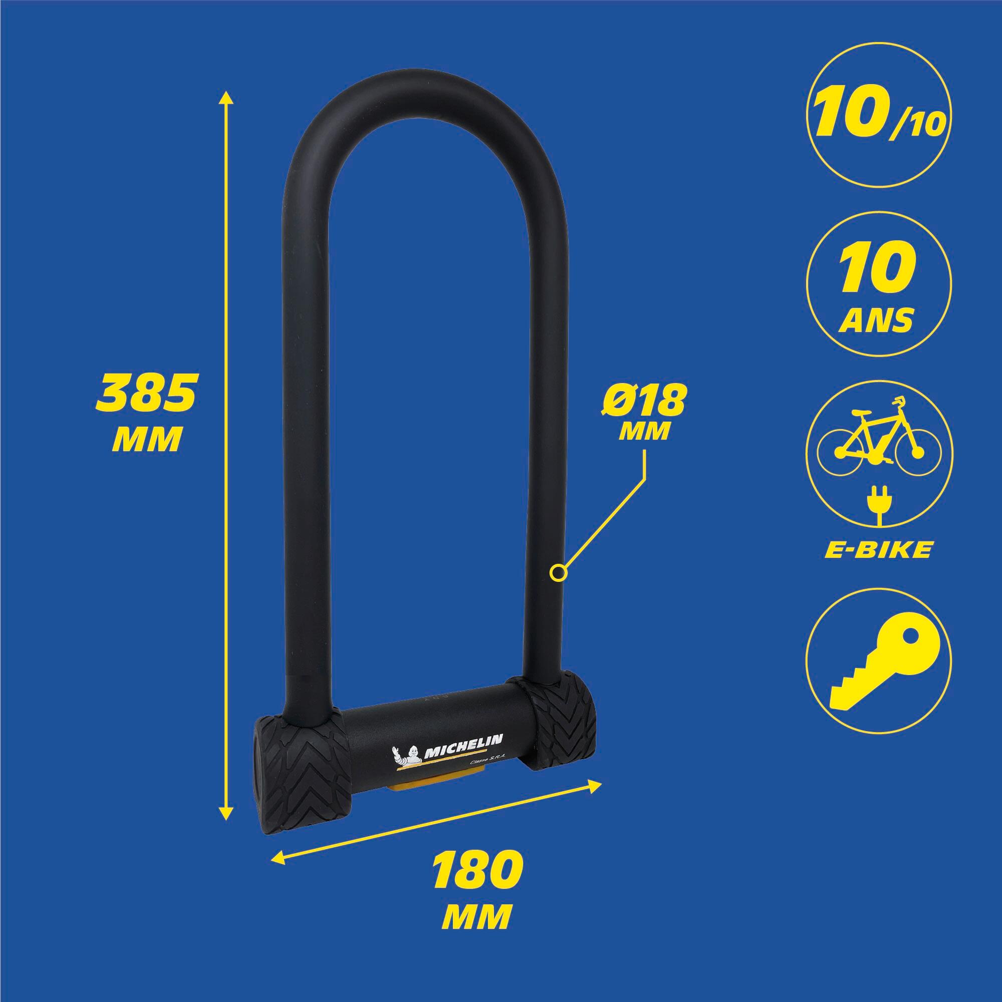Antivol U 320 SRA pour moto/vélo 3/4