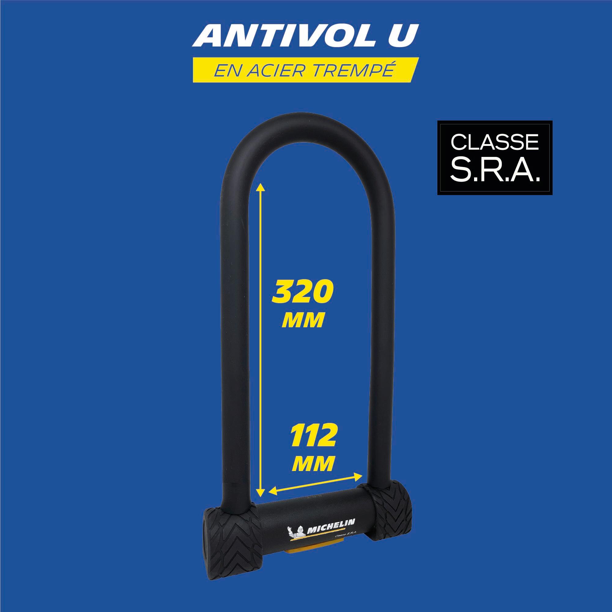 Antivol U 320 SRA pour moto/vélo 2/4