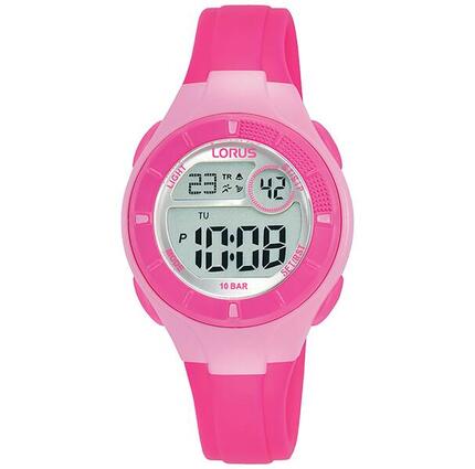 Lorus Sports Montre femme 31 mm rose et gris argenté