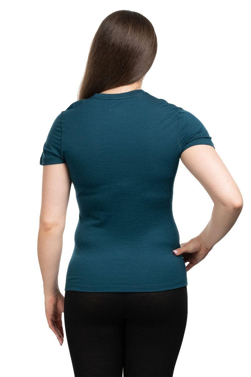 Koszulka damska Merino Ss Tee Women - Twilight Blue 3/4