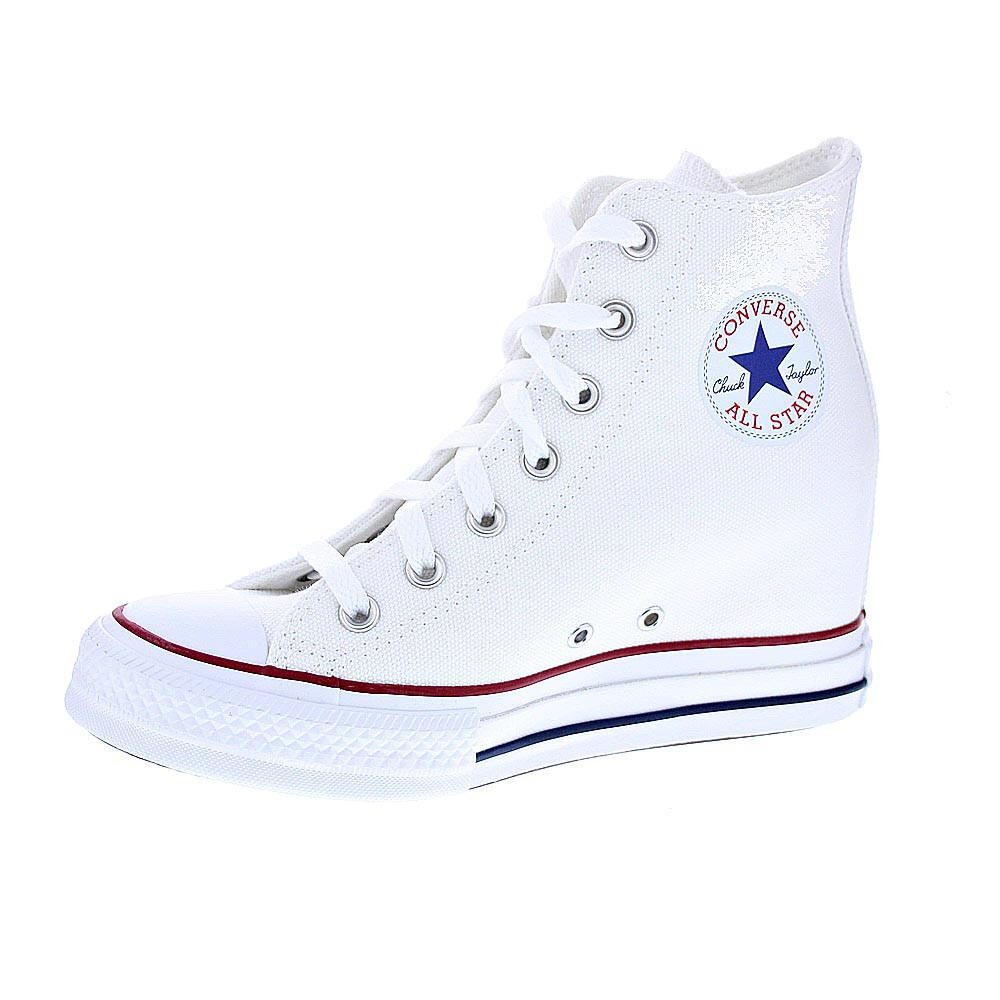 Zapatillas botas CONVERSE  Chuck Taylor Ctas Wedge Cuña Blanco  Mujer 2/5