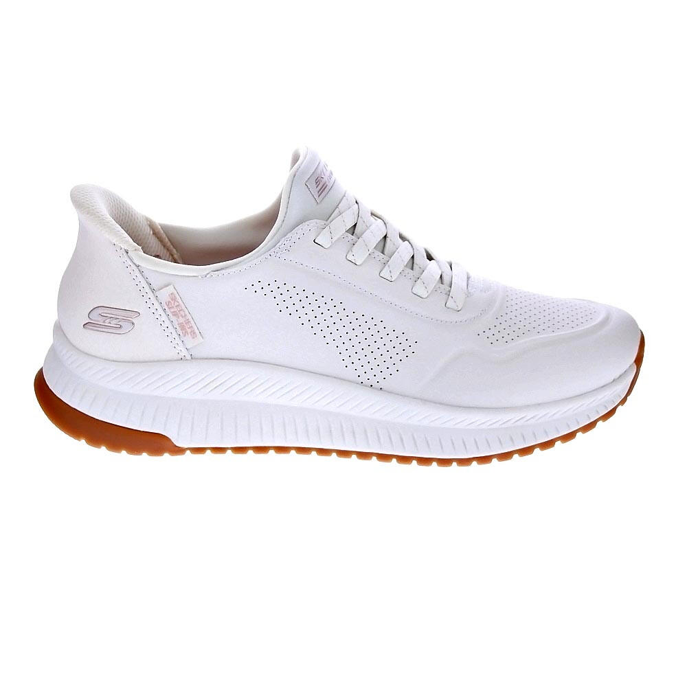 Skechers - Baskets Femme Skechers Slip-ins Bobs Squad Chaos Look Blanc - Baskets - Blanc - Decathlon