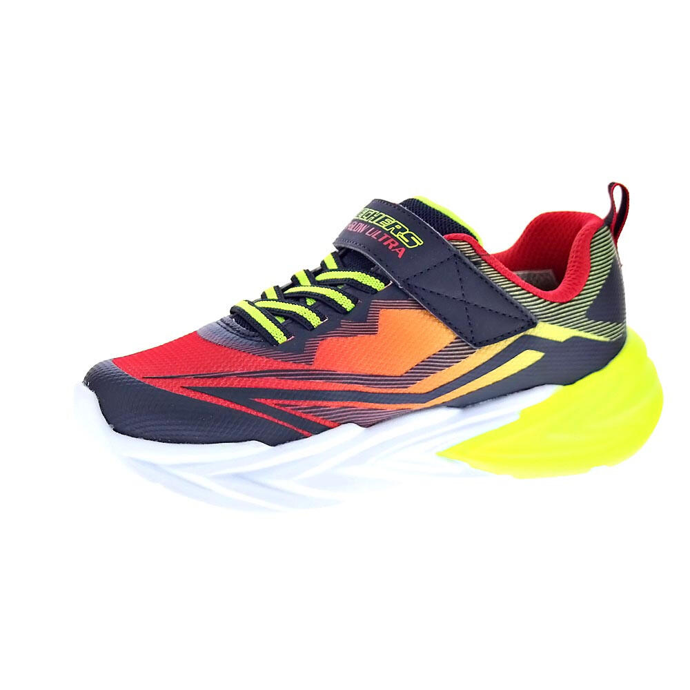 Chaussures de course Skechers modèle 400139L-BKRD pour unisexe enfants 2/5