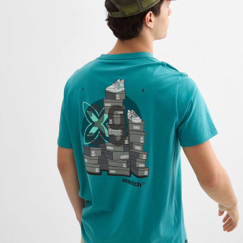 Munich Oversize T-Shirt Boxes Streetwear 2507459 Azul 4/5