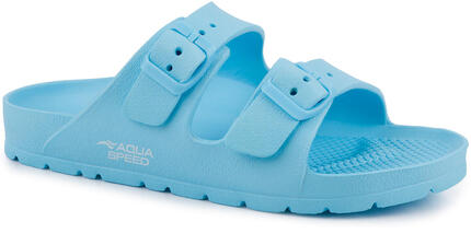 Klapki dziecięce na basen regulowane klamry Aqua Speed