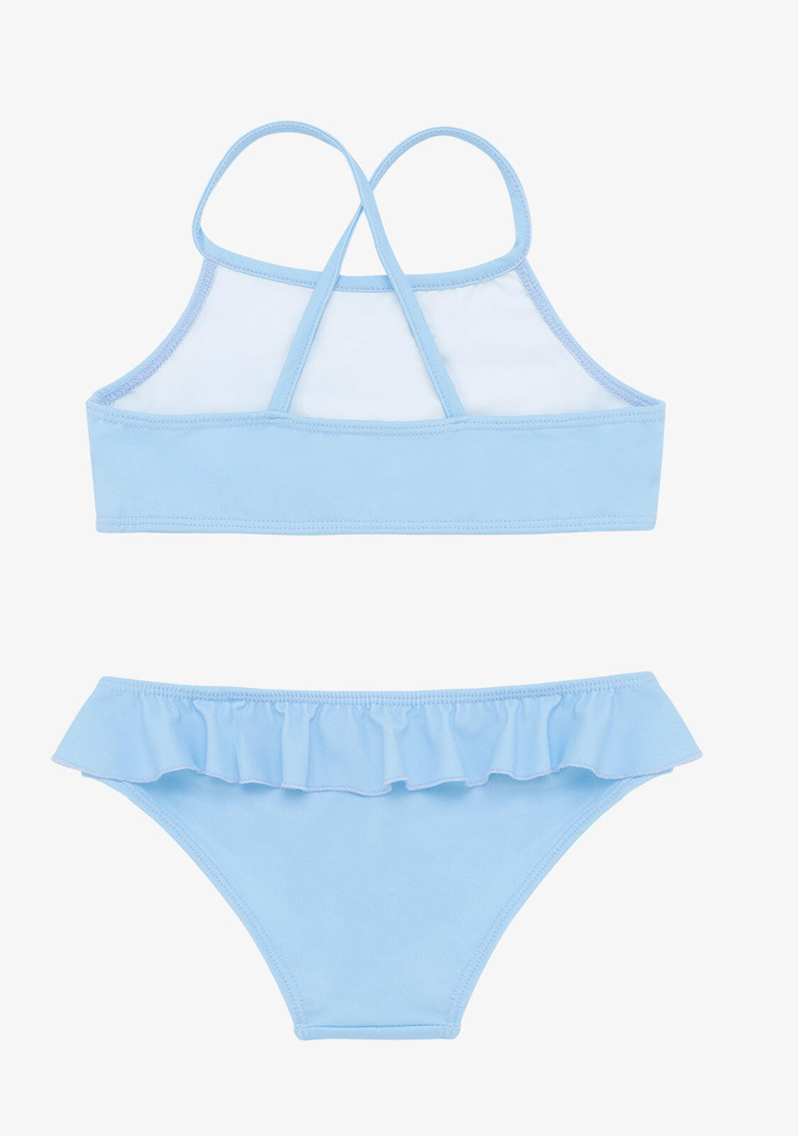 Bikini de Niña Volante Celeste 2/4