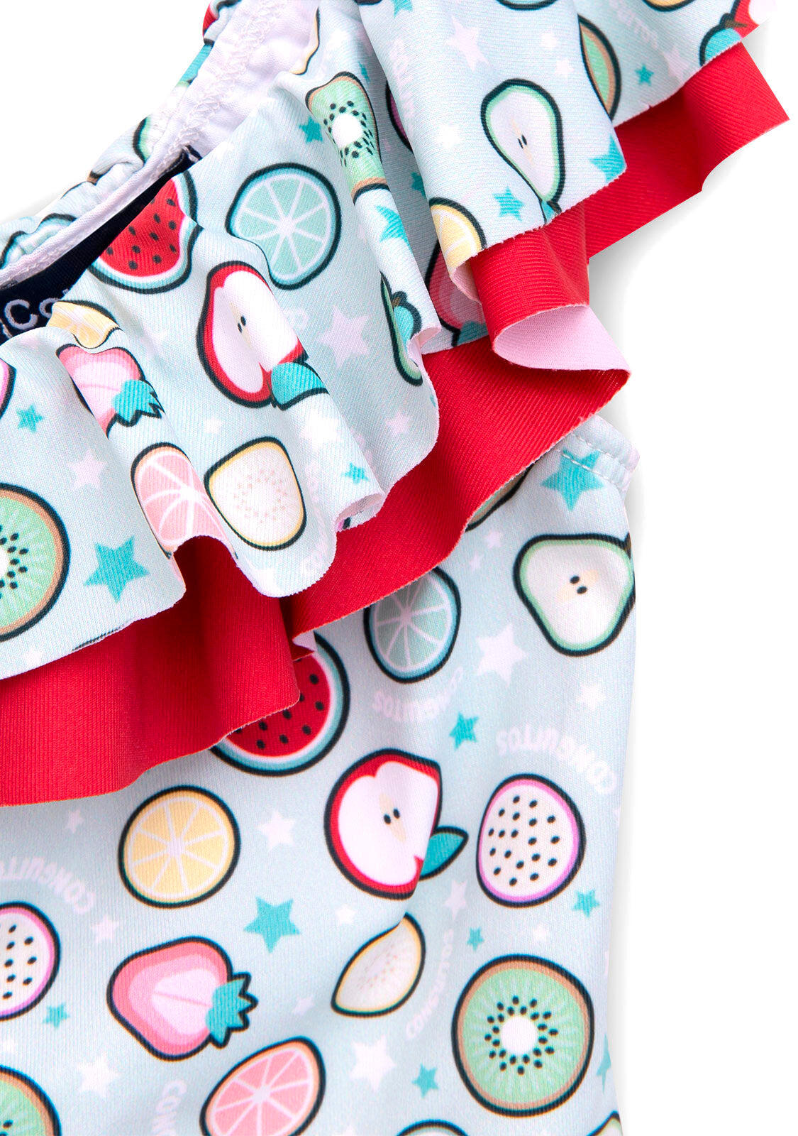Bikini de Niña Con Estampado de Frutas 3/5