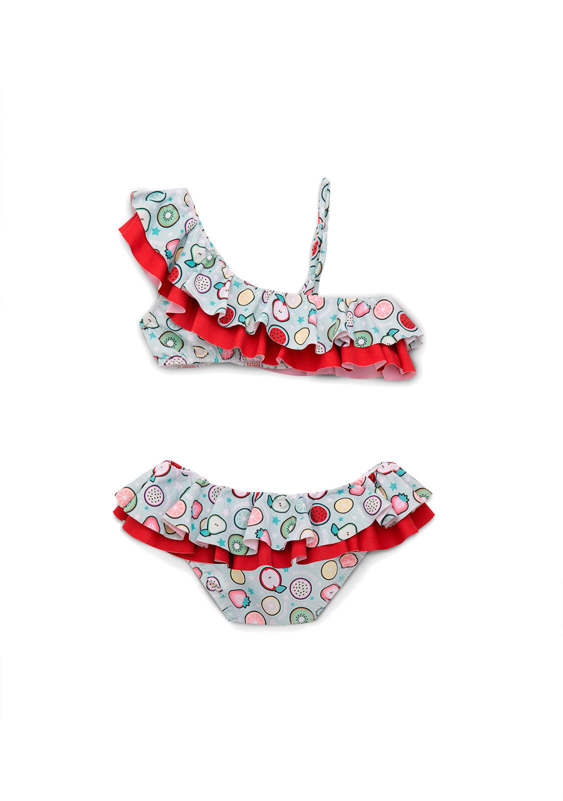 Bikini de Niña Con Estampado de Frutas 2/5
