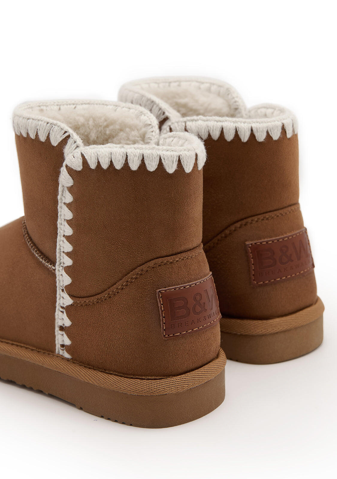 Botas Australianas Corte Bajo Marrón Claro B&W 3/3