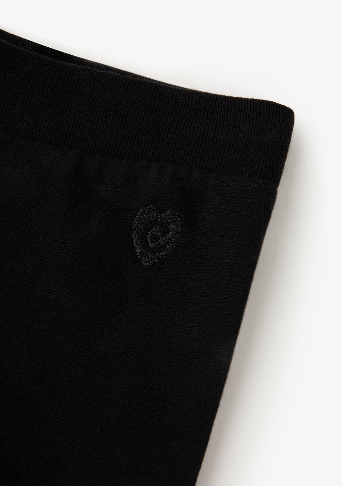 Joggers de punto negros de niña 4/5