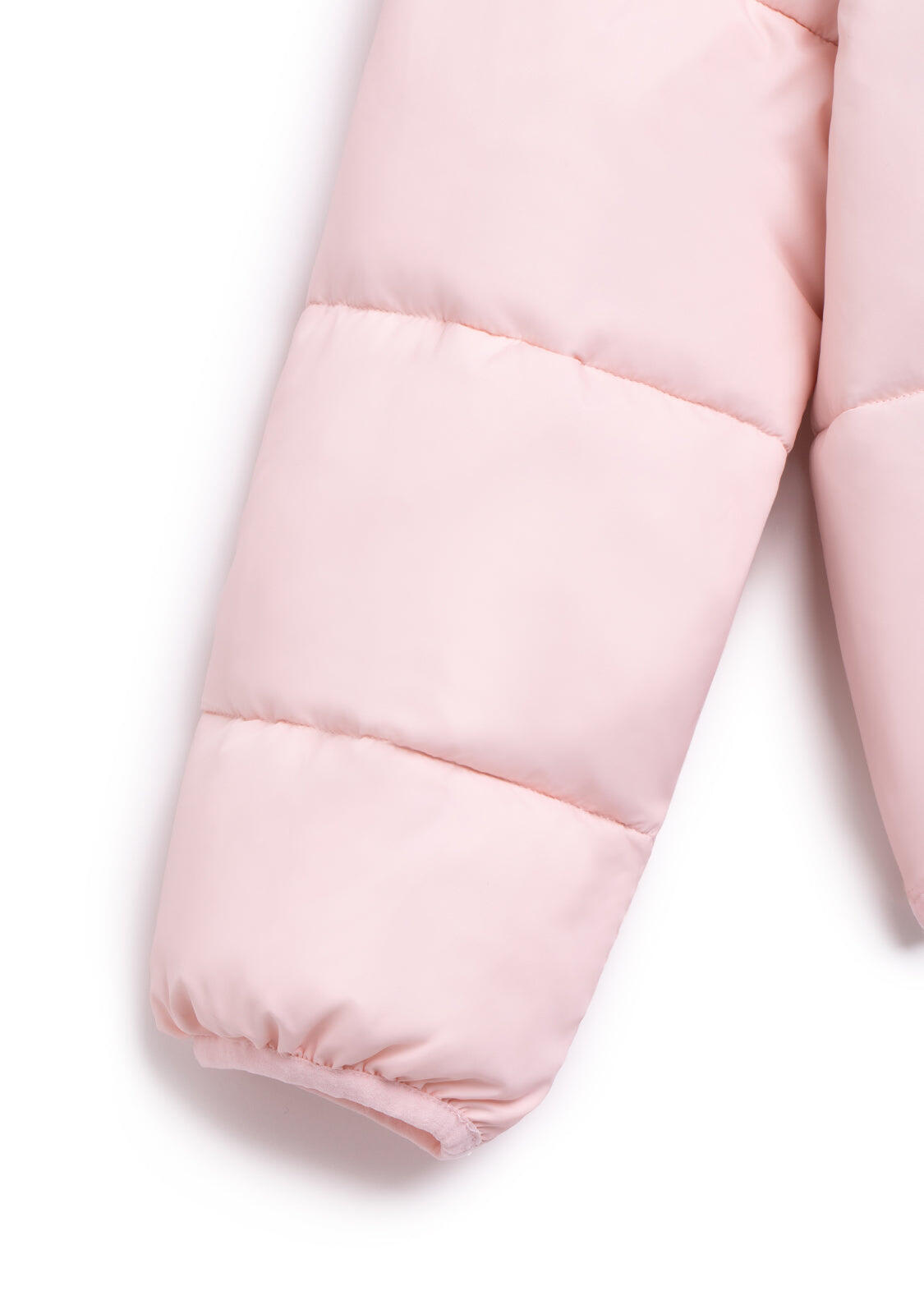 Chaqueta Puffer Rosa en Nylon Conguitos 5/5