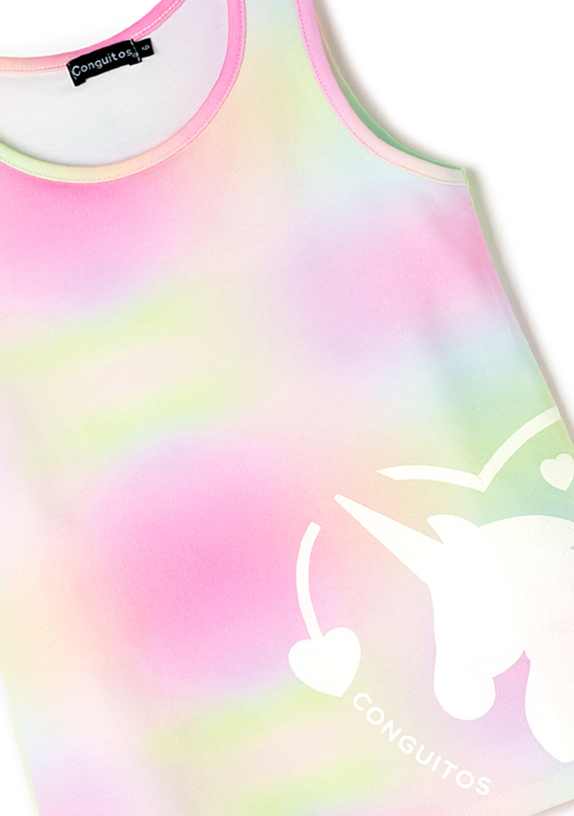 Camiseta Multicolor Unicornio 2/4
