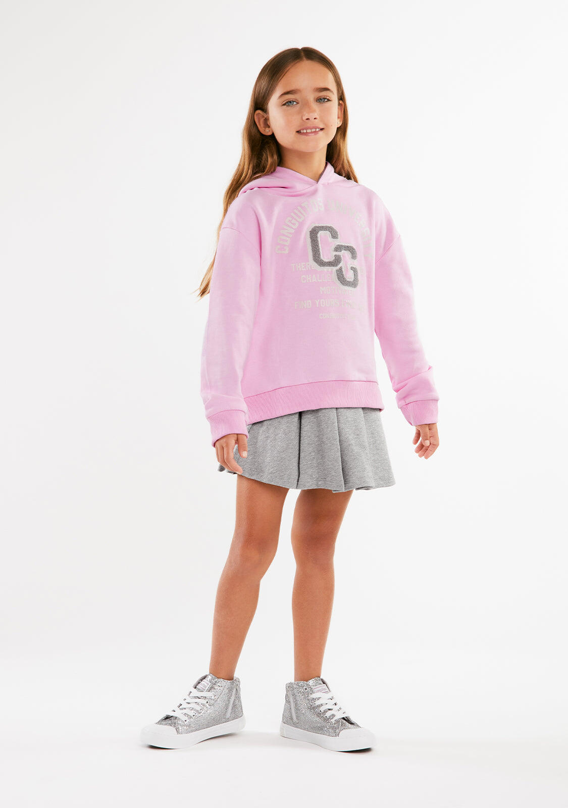 Falda Plisada Algodón Gris Conguitos 5/5