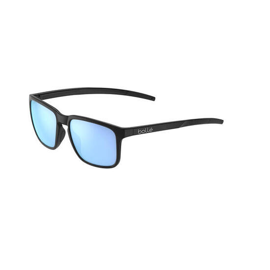 Occhiali da sole SCORE Black Matte - Sky Blue Polarized
