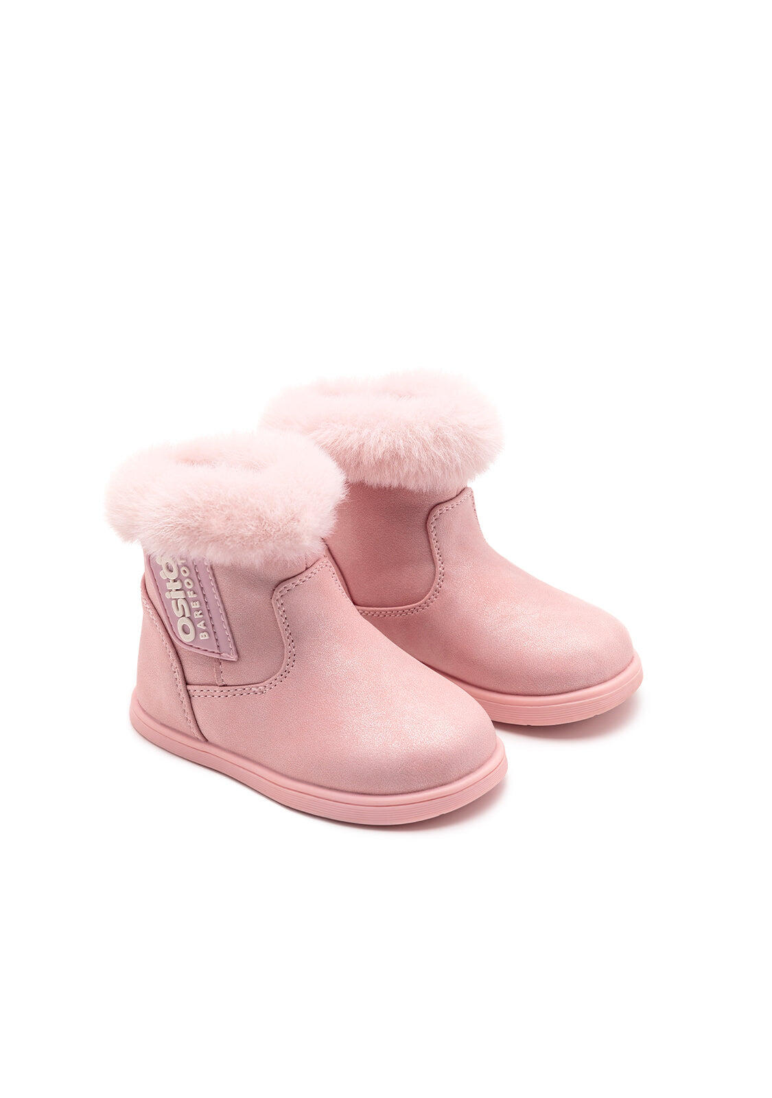 Botas Respetuosas Pelo Rosa 2/3