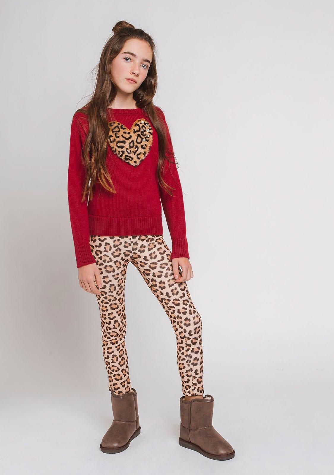 Leggings de neopreno de leopardo para niña 2/3