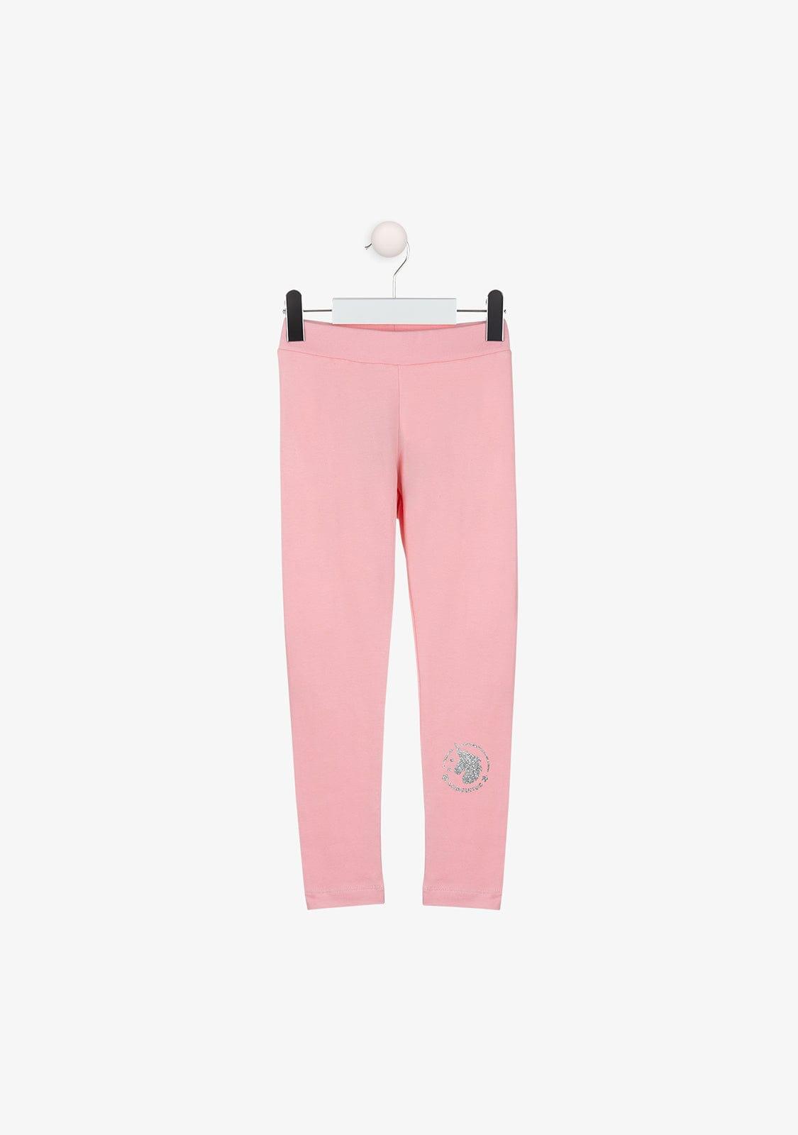 Leggings de Niña de Algodón en Rosa 4/4